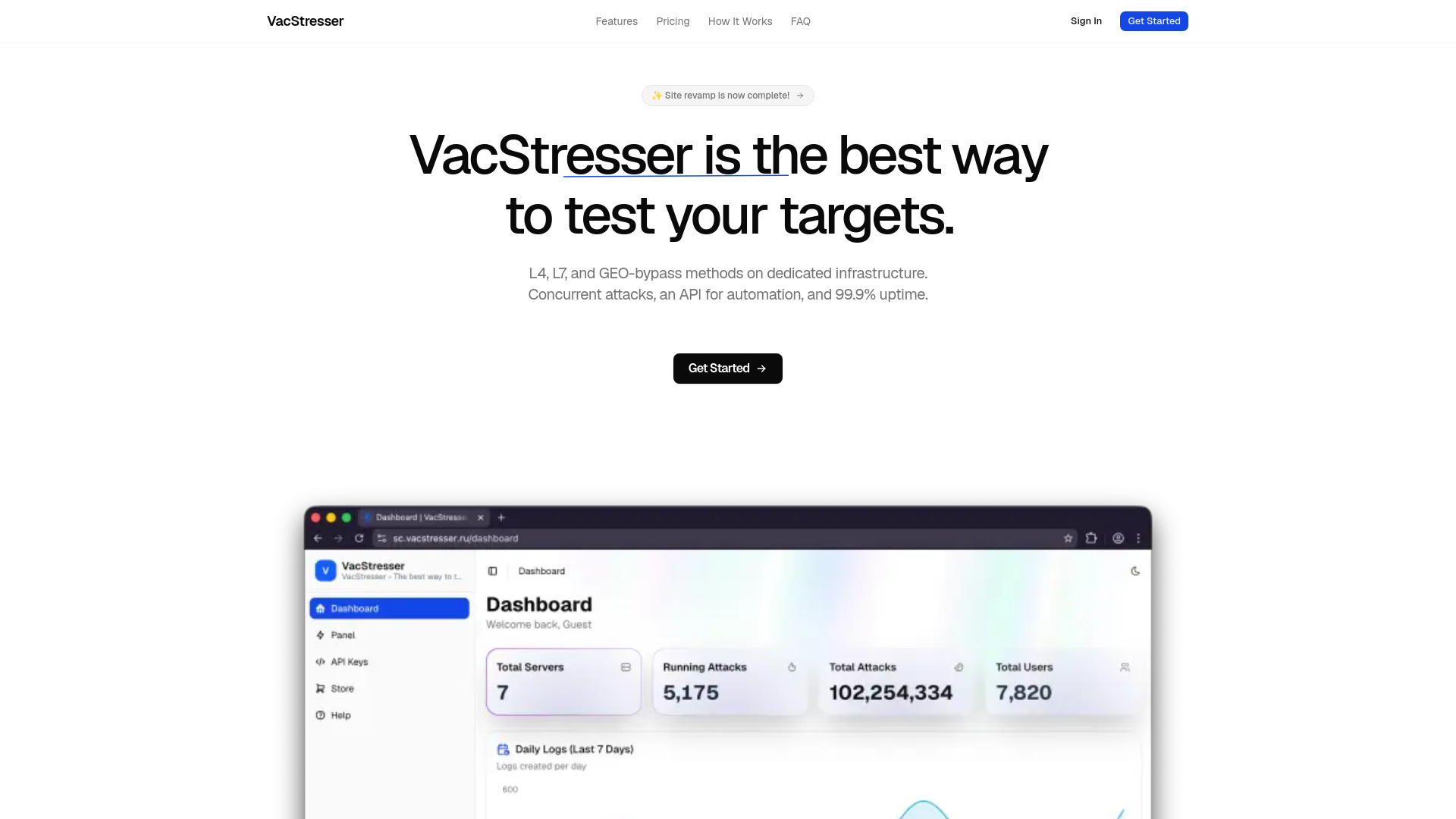 Screenshot of vacstresser.su