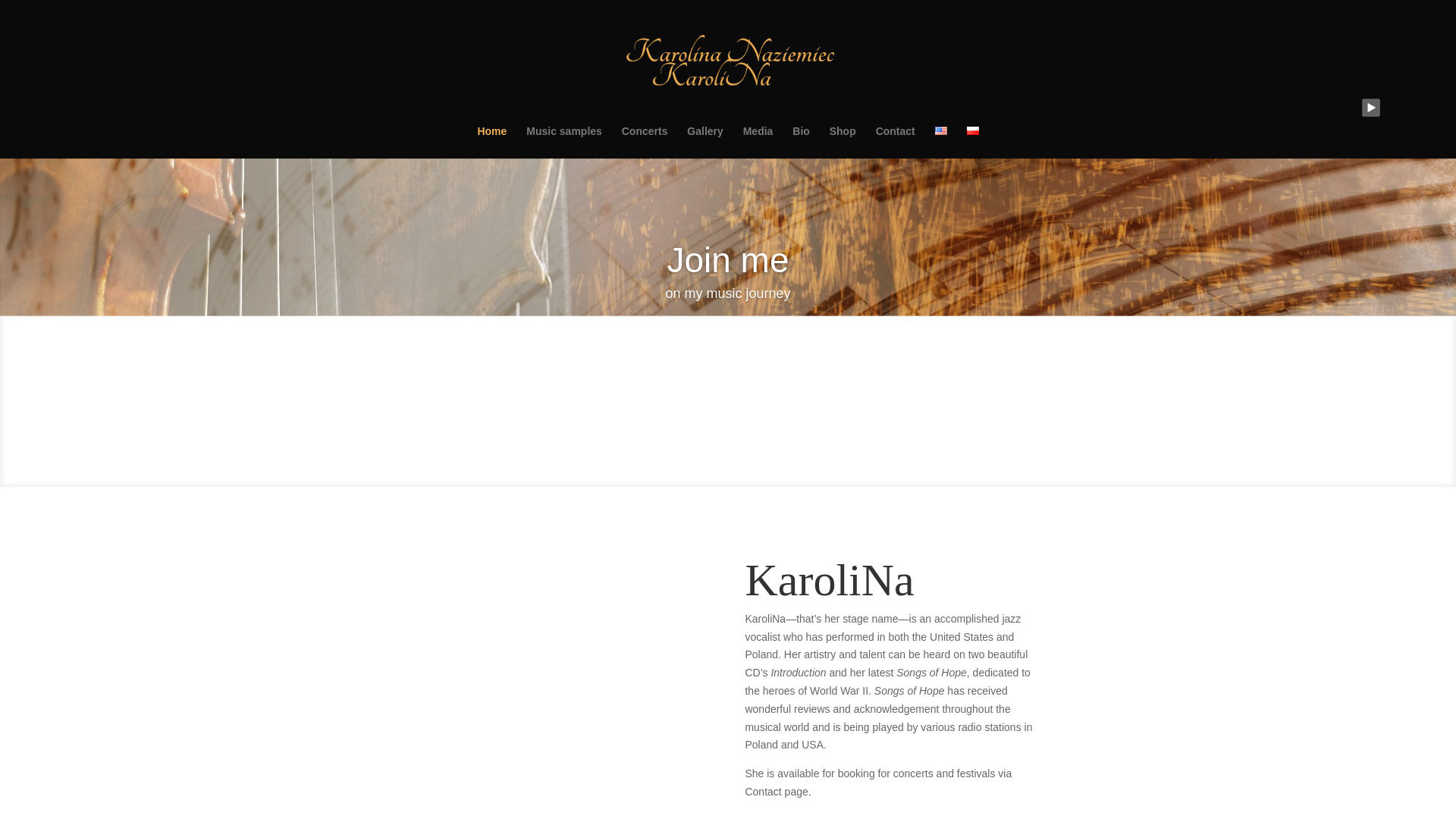 Screenshot of karolinanaziemiec.com