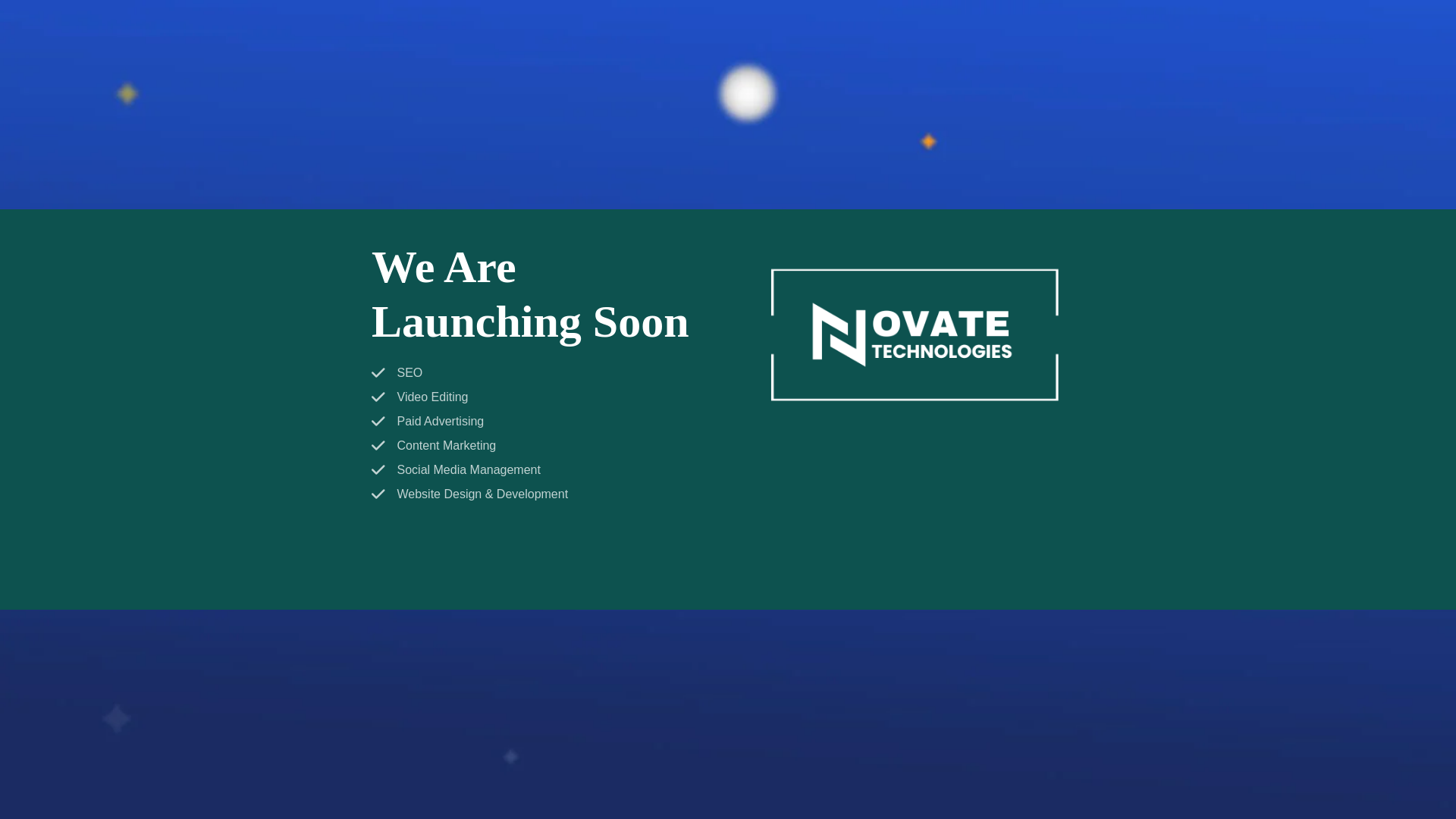 Screenshot of novatetechnologies.com