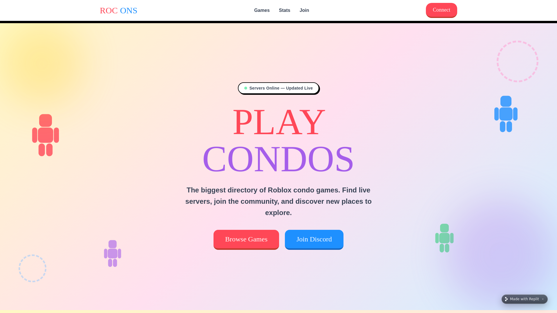 Screenshot of roblox-condo-pages--condohubex.replit.app
