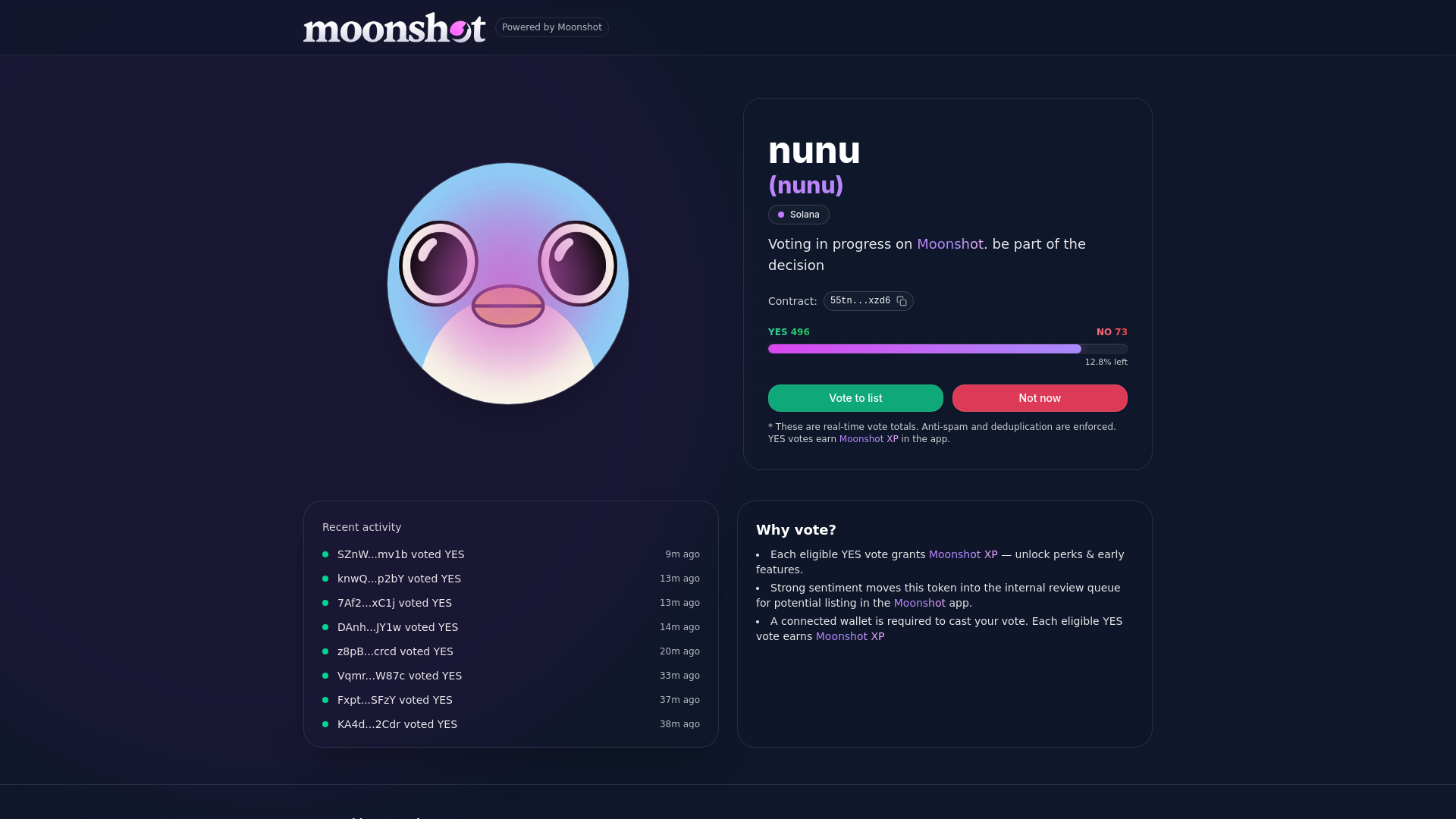Screenshot of moonshot-listing-21.netlify.app