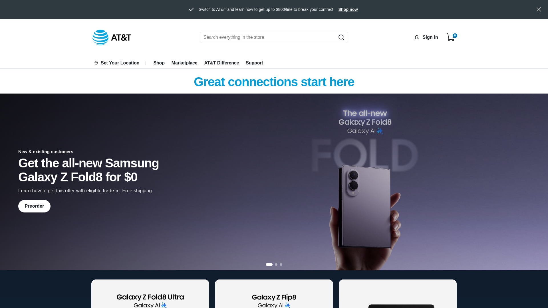 Screenshot of att.b2cdemostore.com