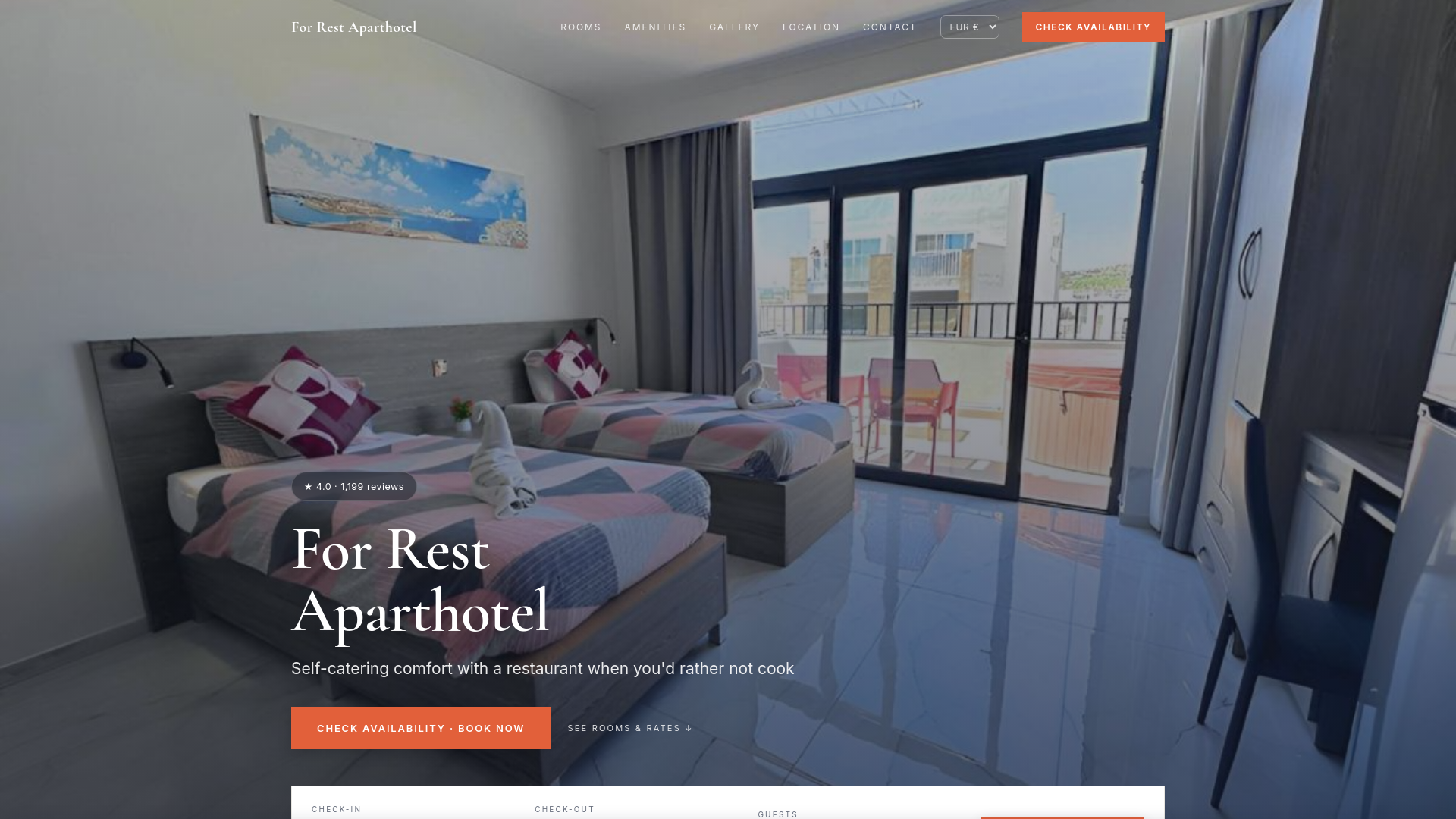 Screenshot of for-rest-aparthotel.site