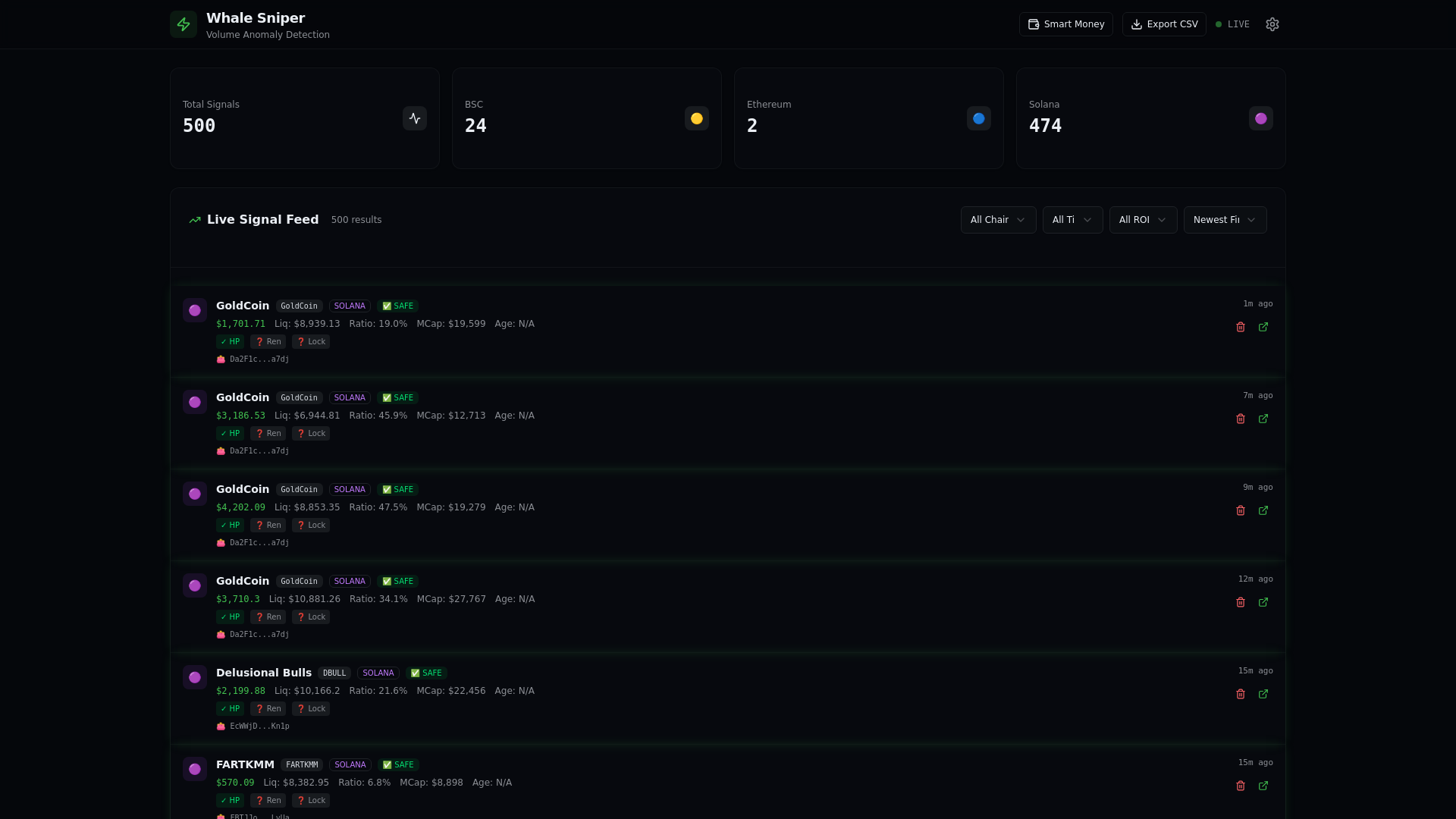 Screenshot of whalesnpr.com
