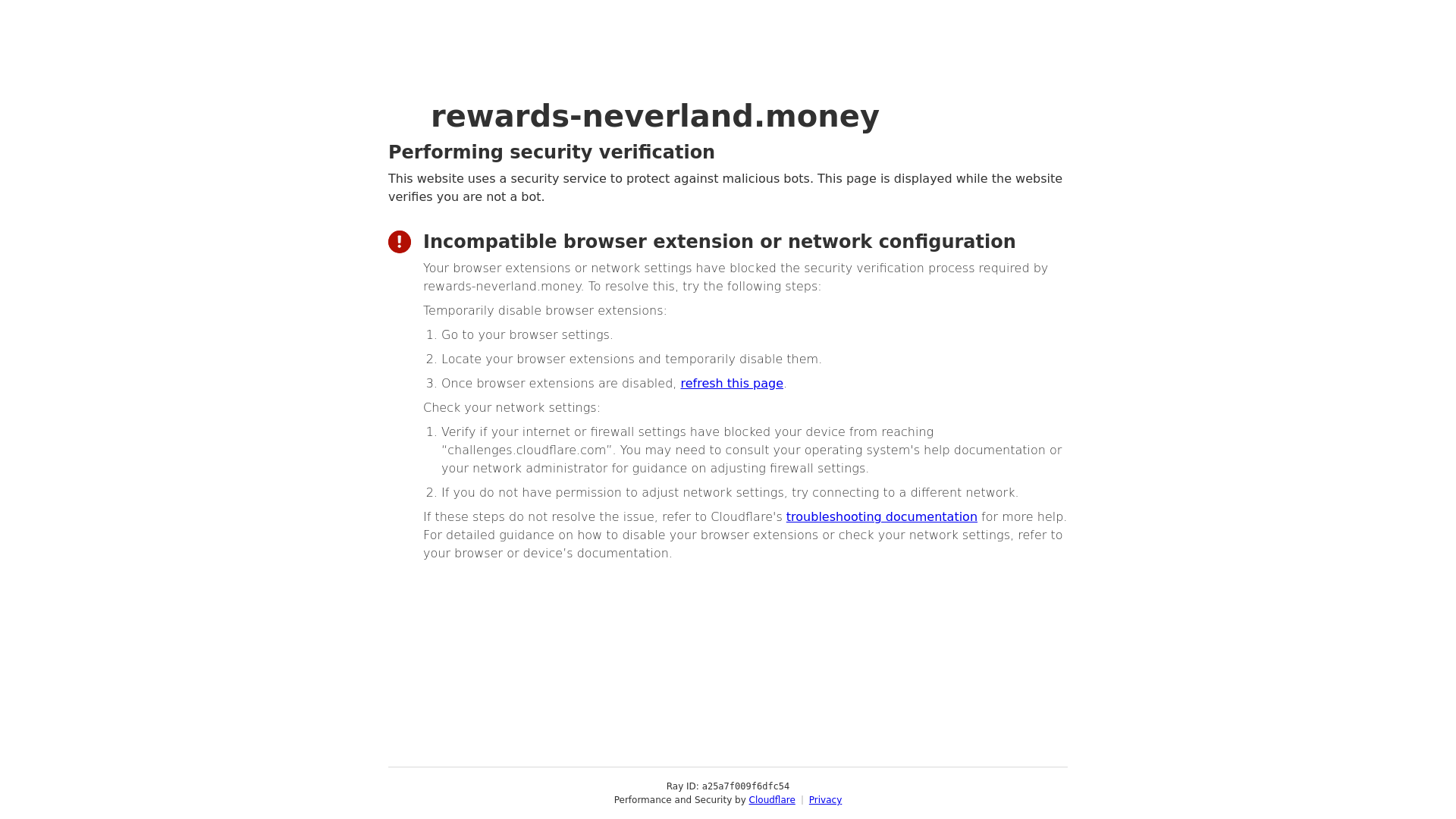 Screenshot of rewards-neverland.money