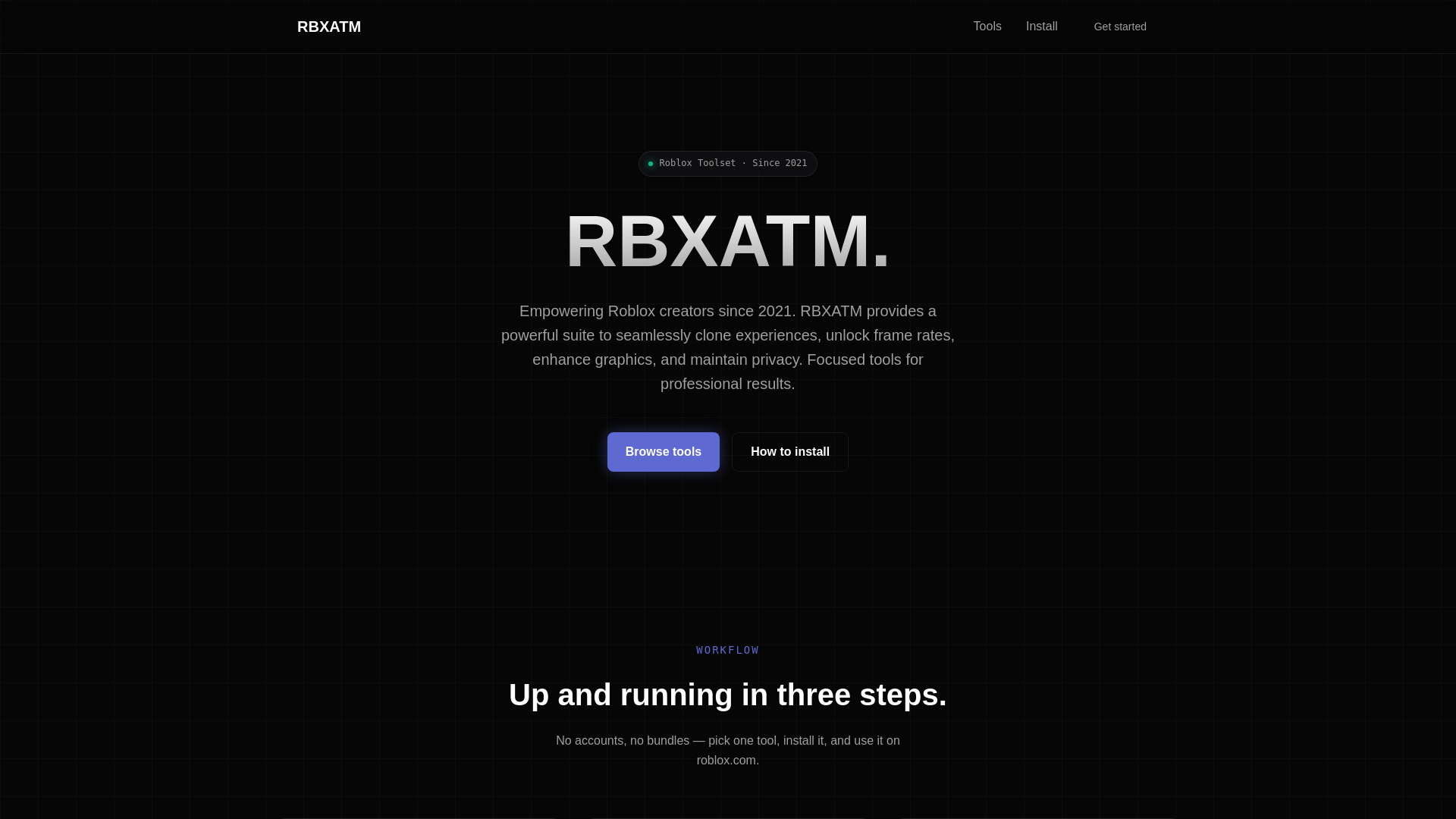 Screenshot of rbxatm.icu