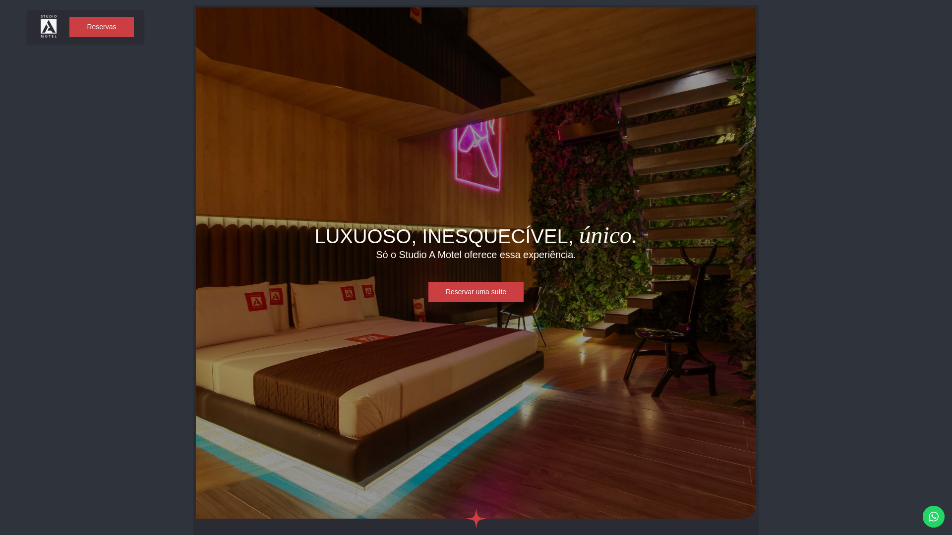 Screenshot of studioamotelreserva.com