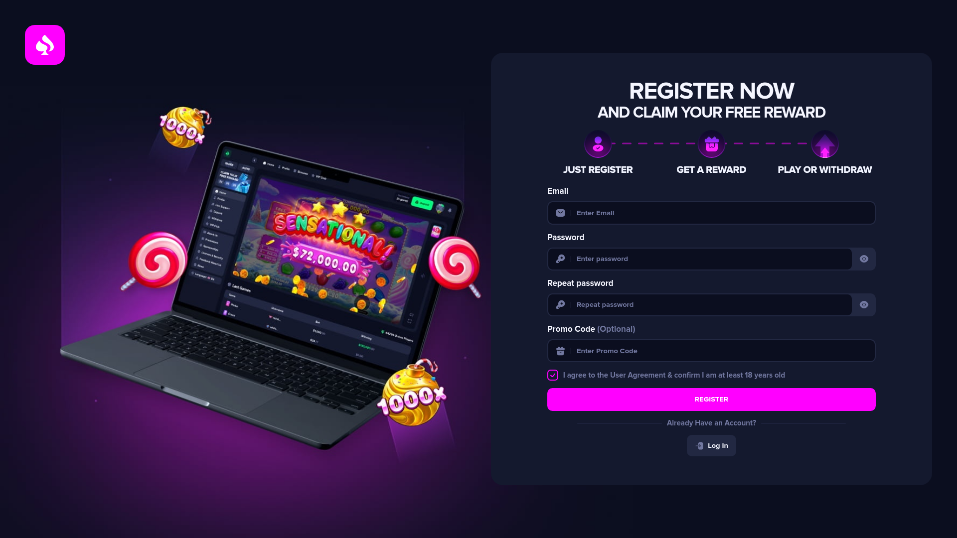 Screenshot of stake-fr.cc