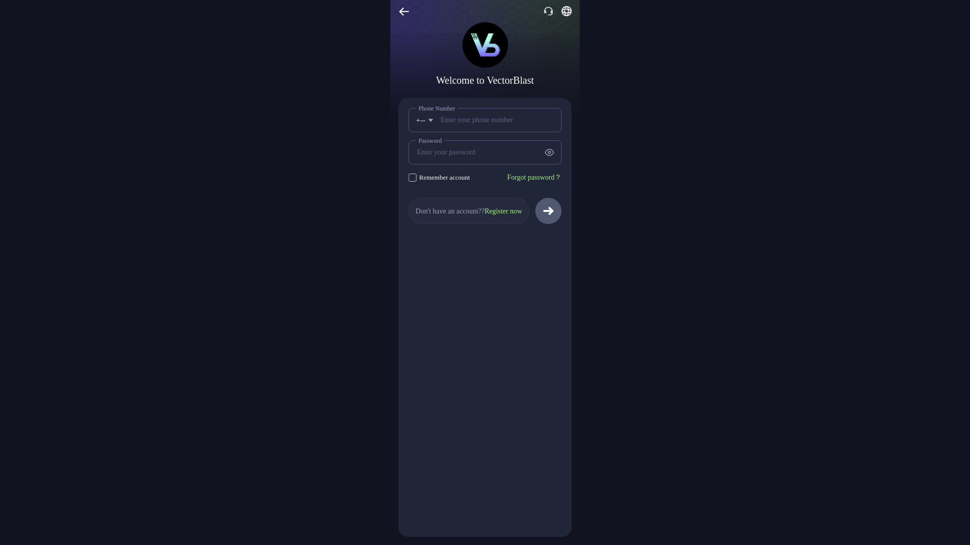 Screenshot of vectorblast.vip