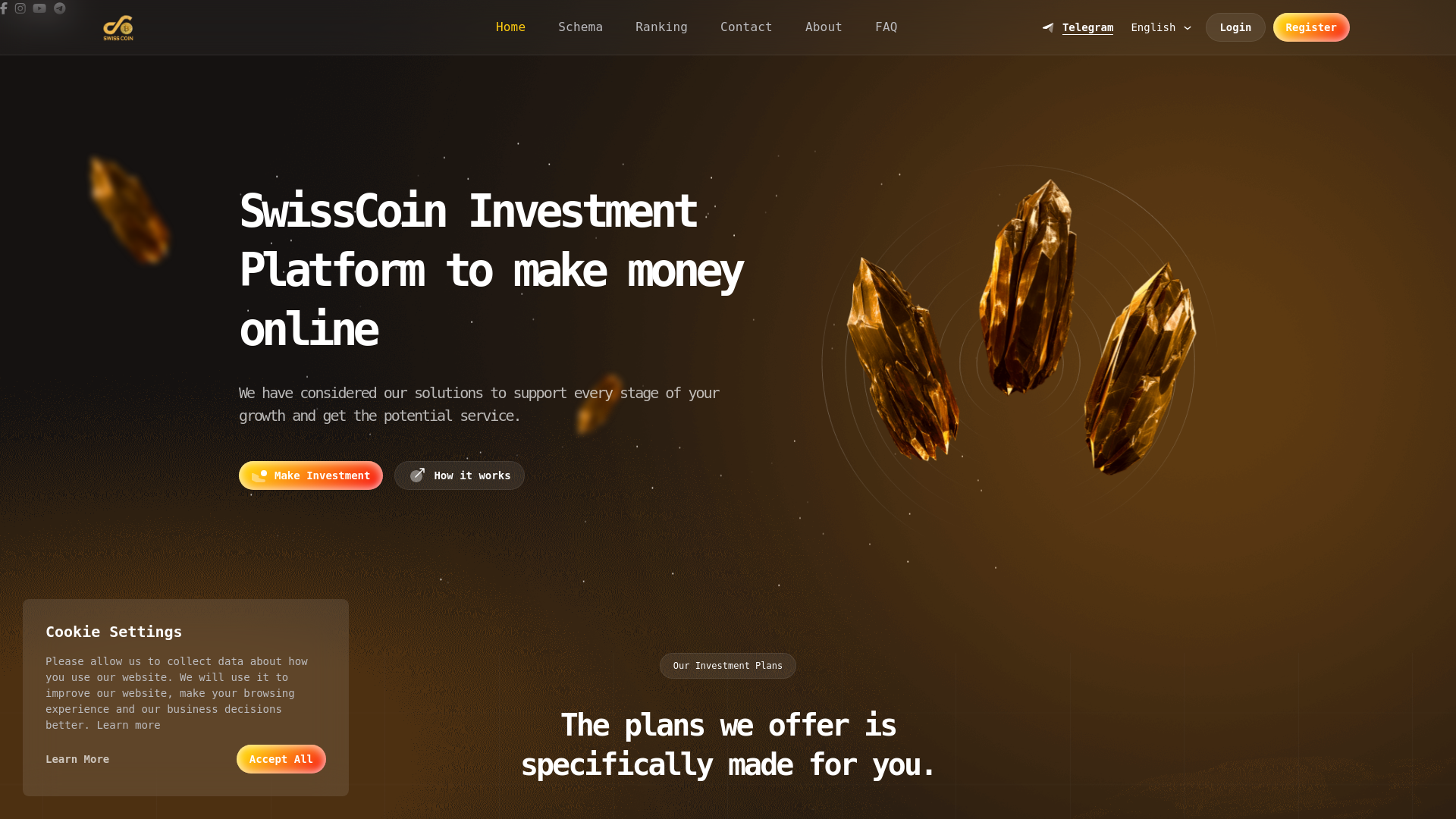 Screenshot of swisscoin.pro