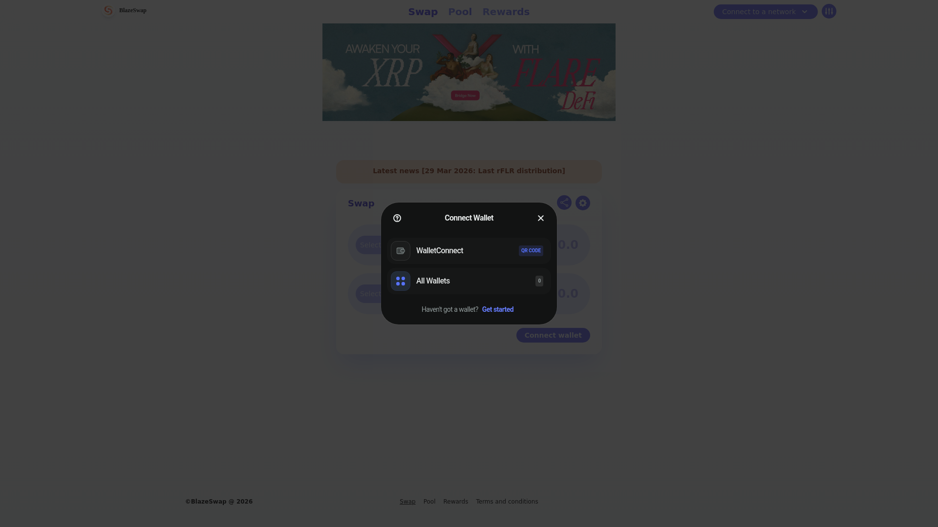 Screenshot of blazeswaper.com