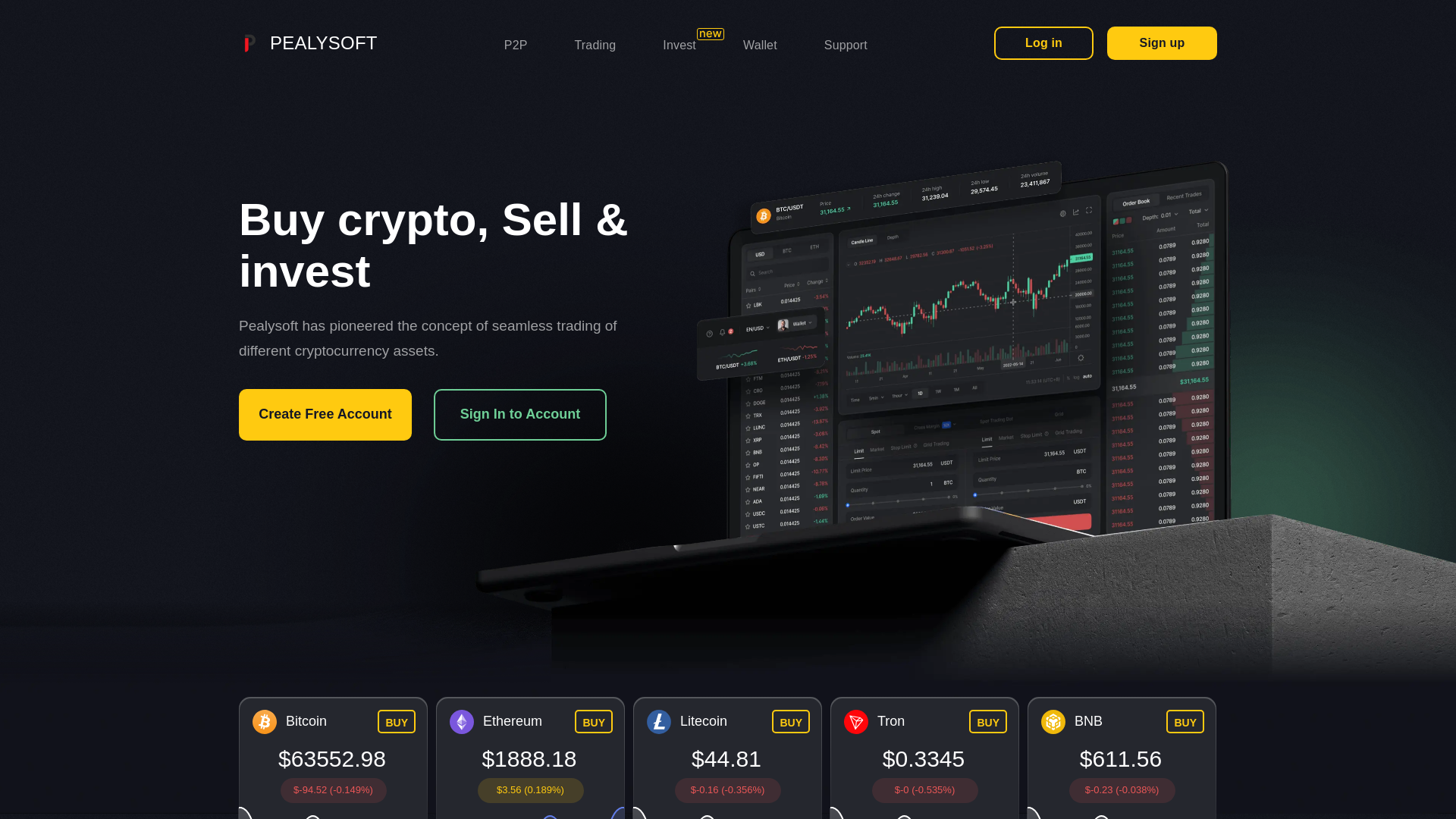 Screenshot of pealysoft.com
