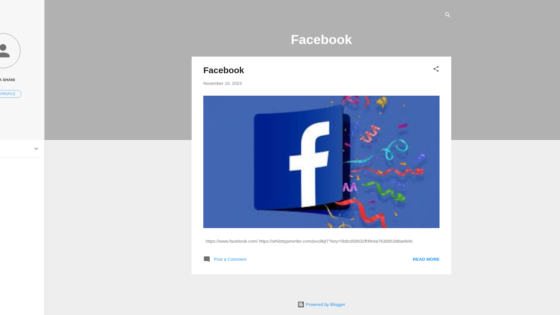 Screenshot of facebooklivepage.blogspot.com