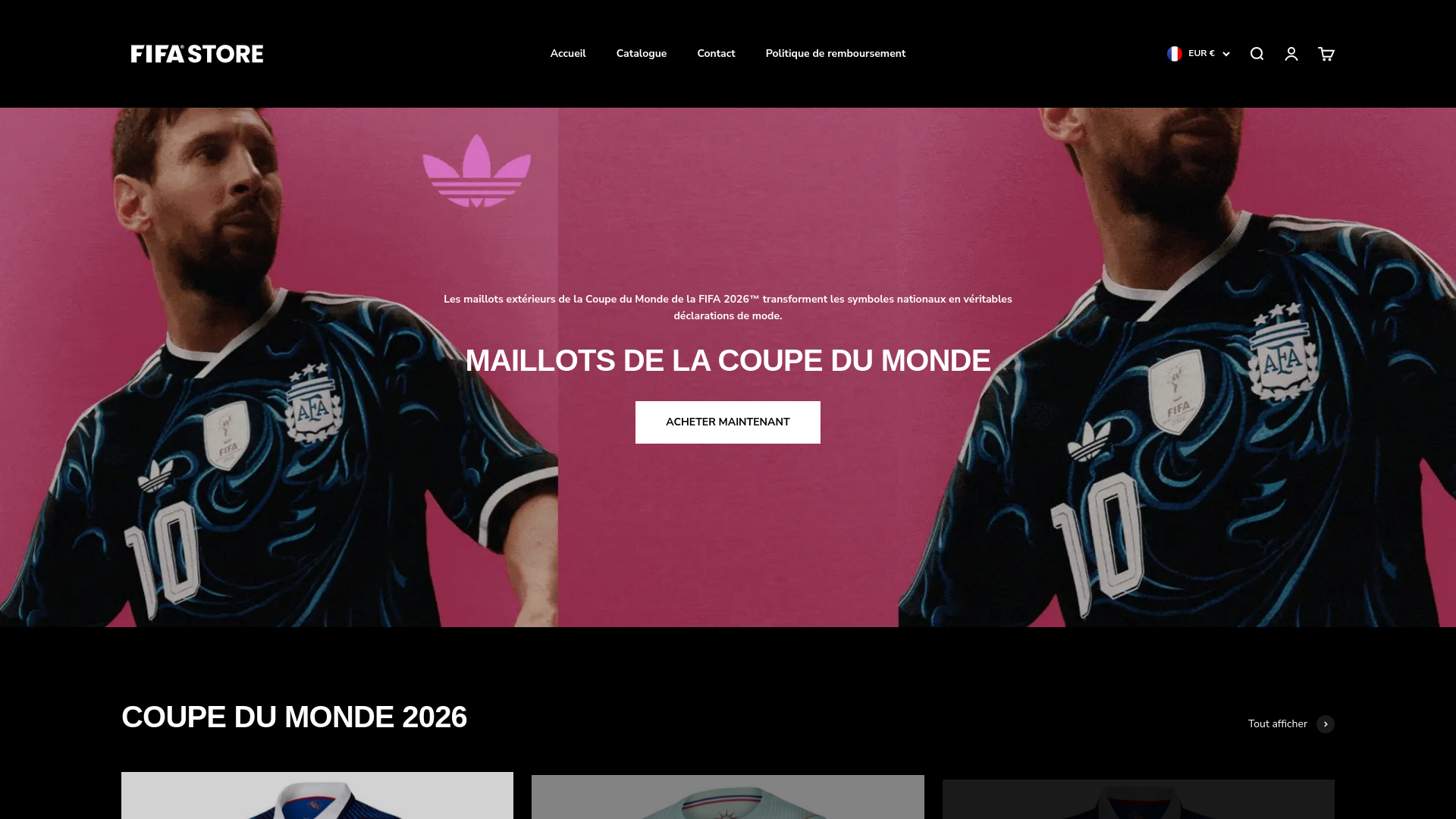 Screenshot of worlcupfifashop.com