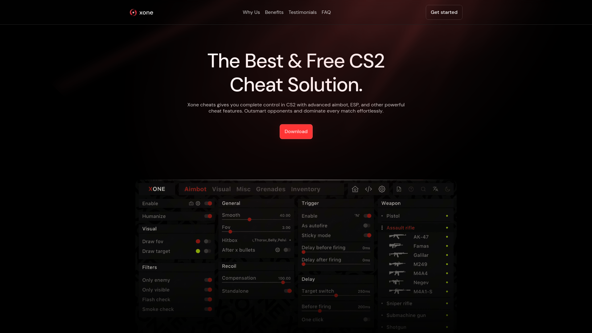 Screenshot of xonecheats.com