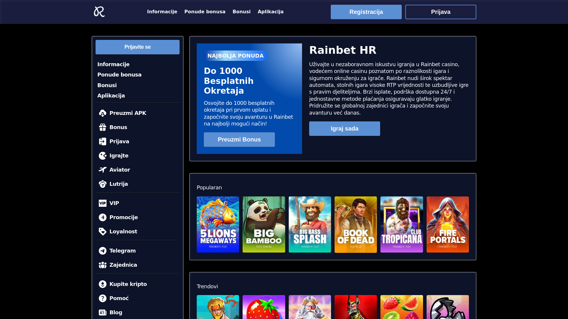 Screenshot of rainbethr.com