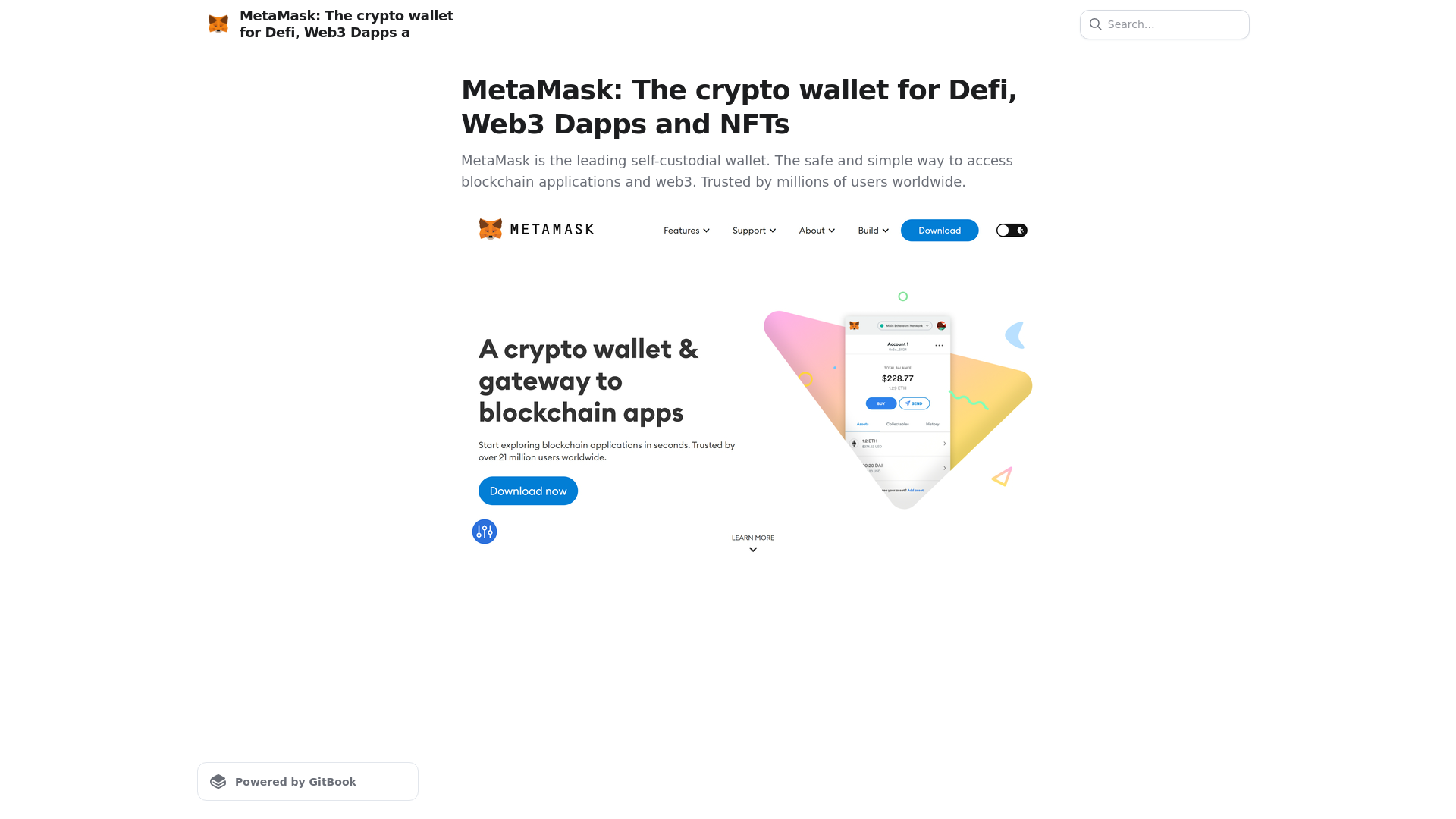 Screenshot of metsamskwallet.gitbook.io