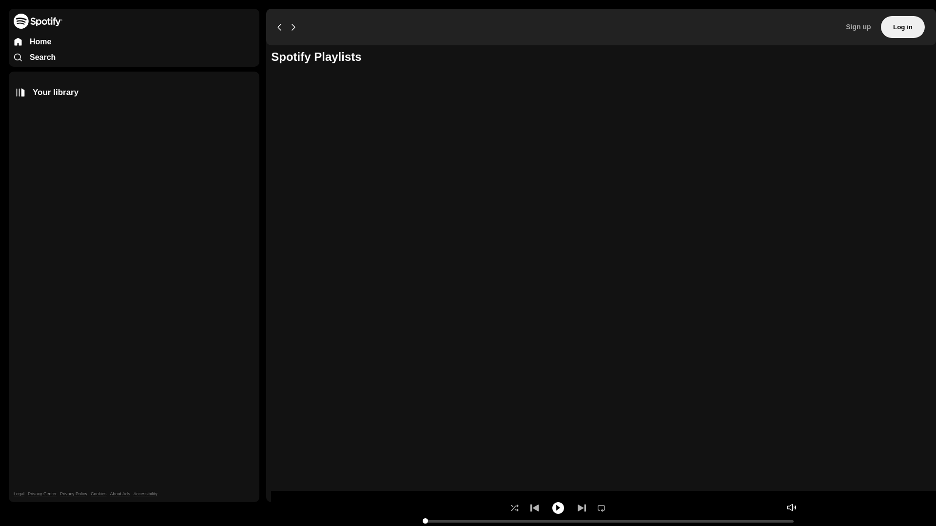 Screenshot of trackplayer.netlify.app