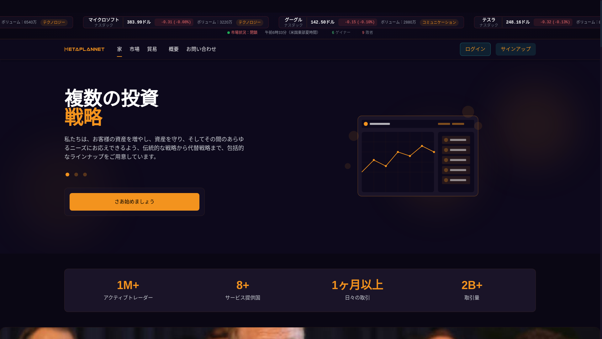 Screenshot of metaplannet.com