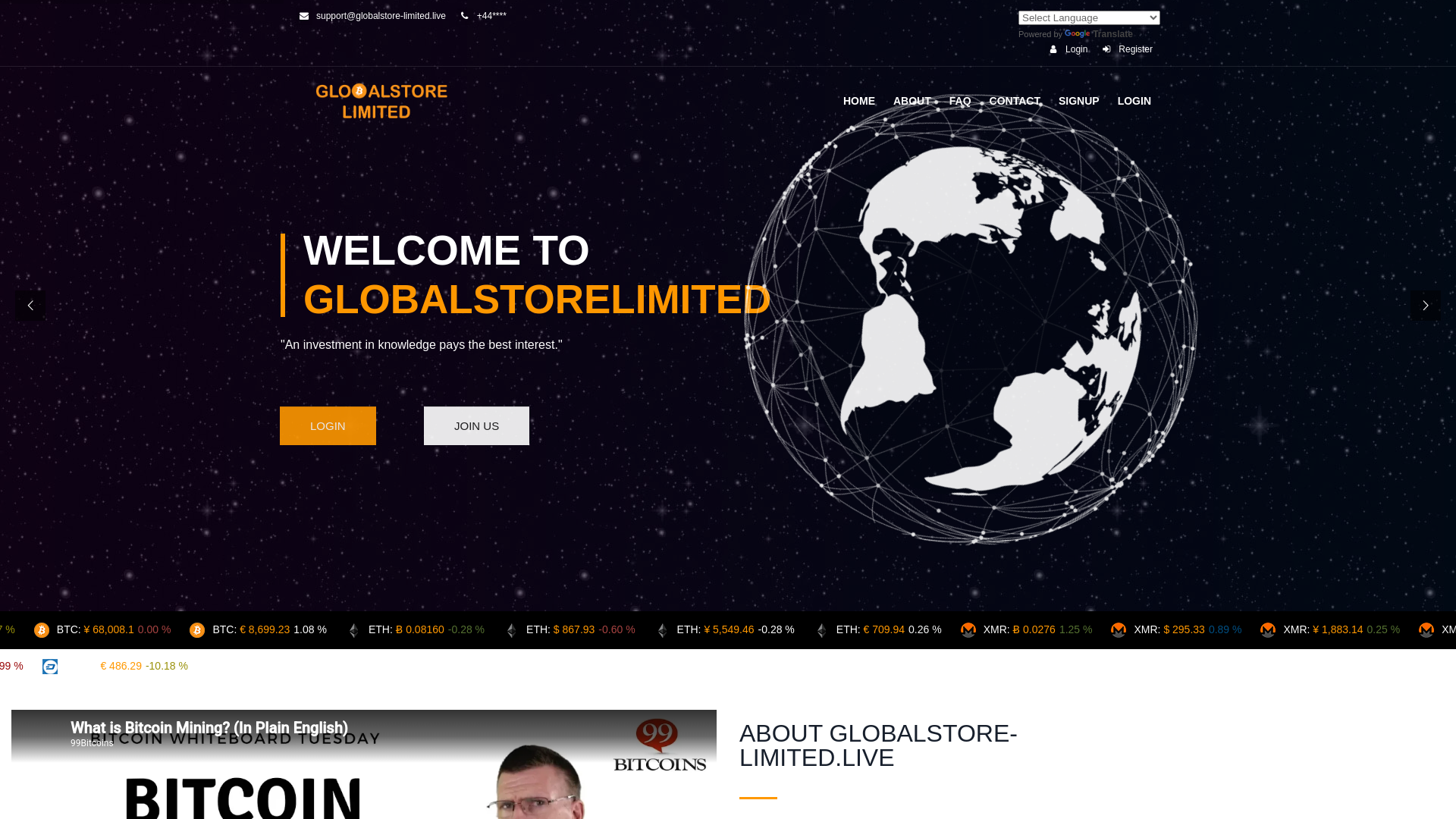 Stored capture of globalstore-limited.live