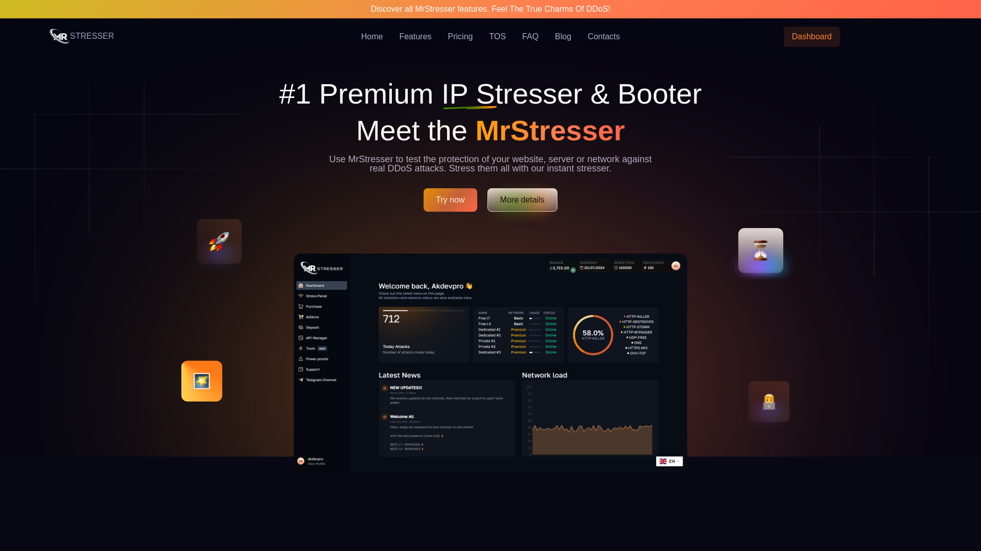 Screenshot of mrstresser.com
