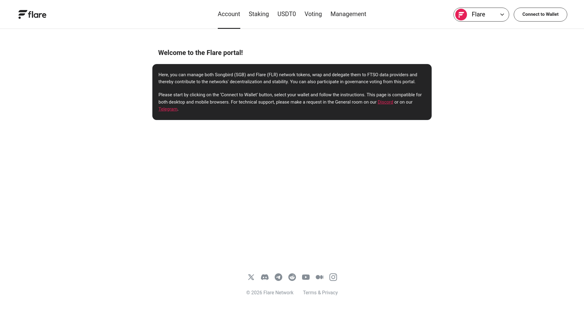 Screenshot of flarenetworksync.solutions