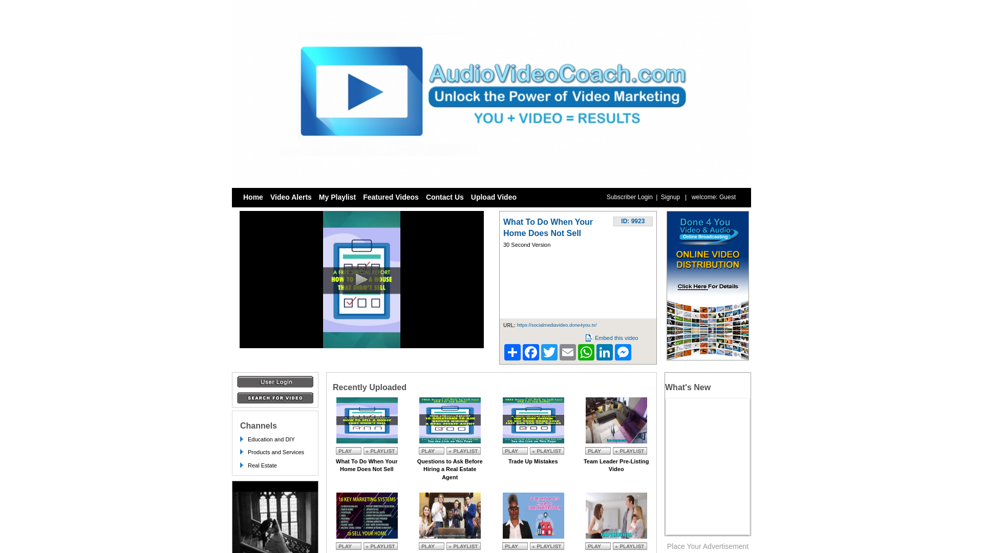 Screenshot of done4you.tv