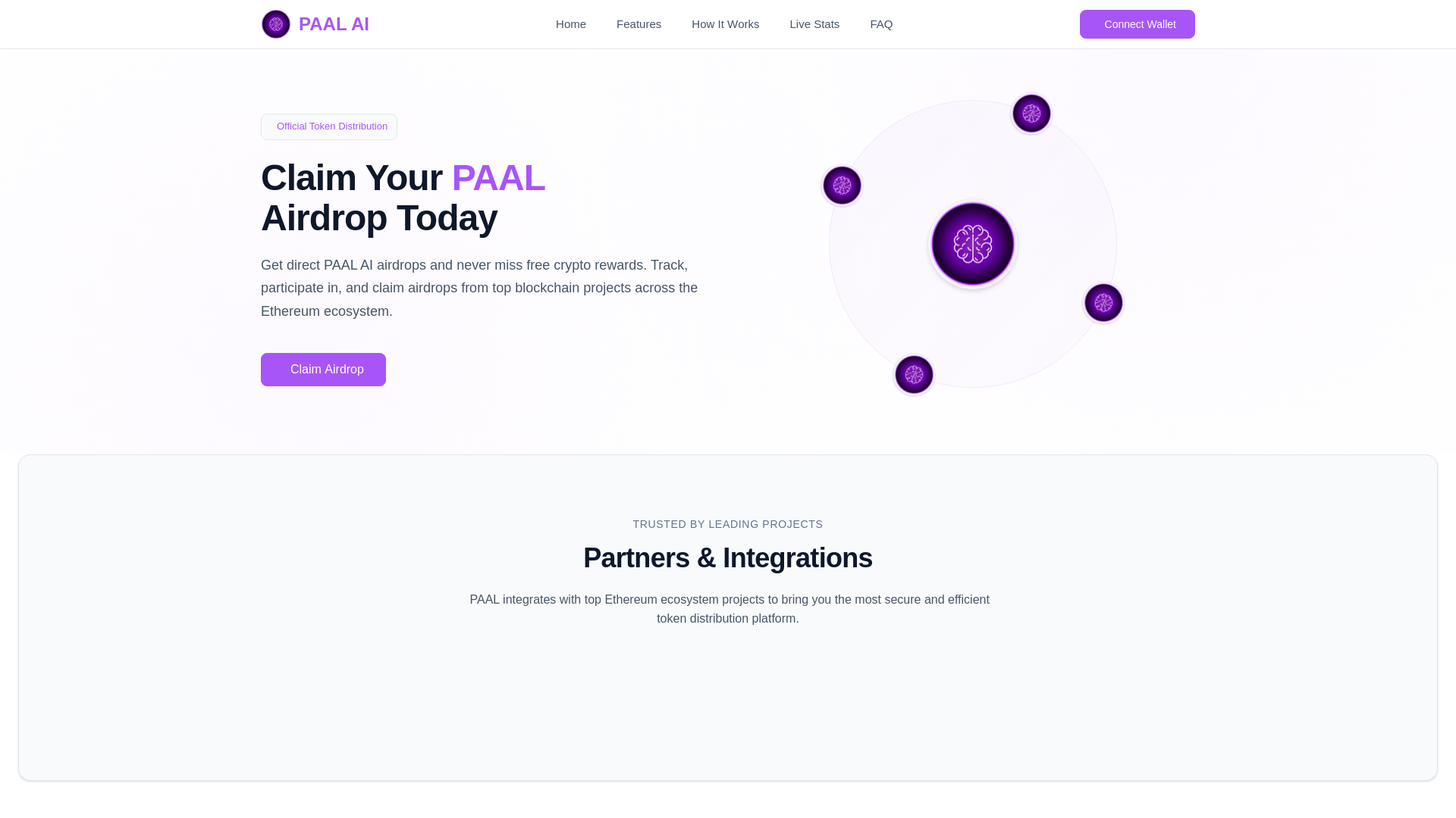 Screenshot of paalai-airdrop.xyz