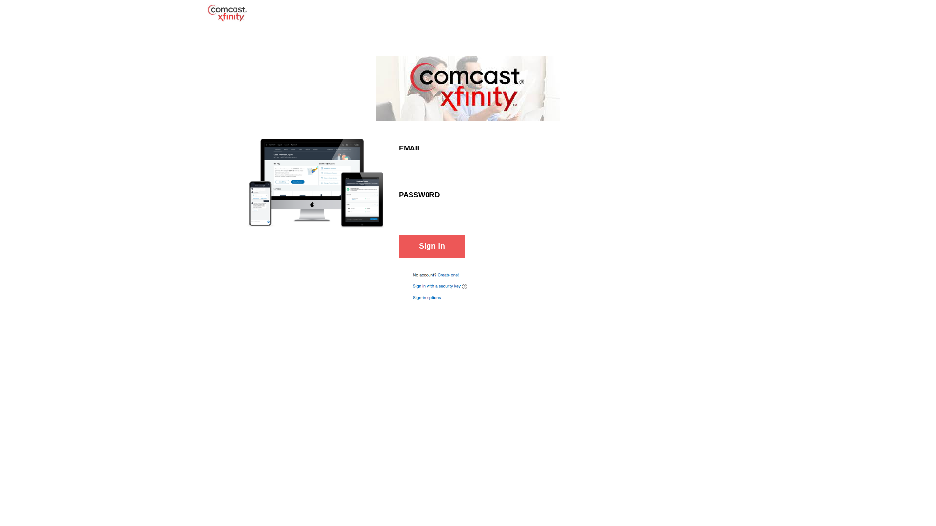Screenshot of xfinitymembership.weebly.com