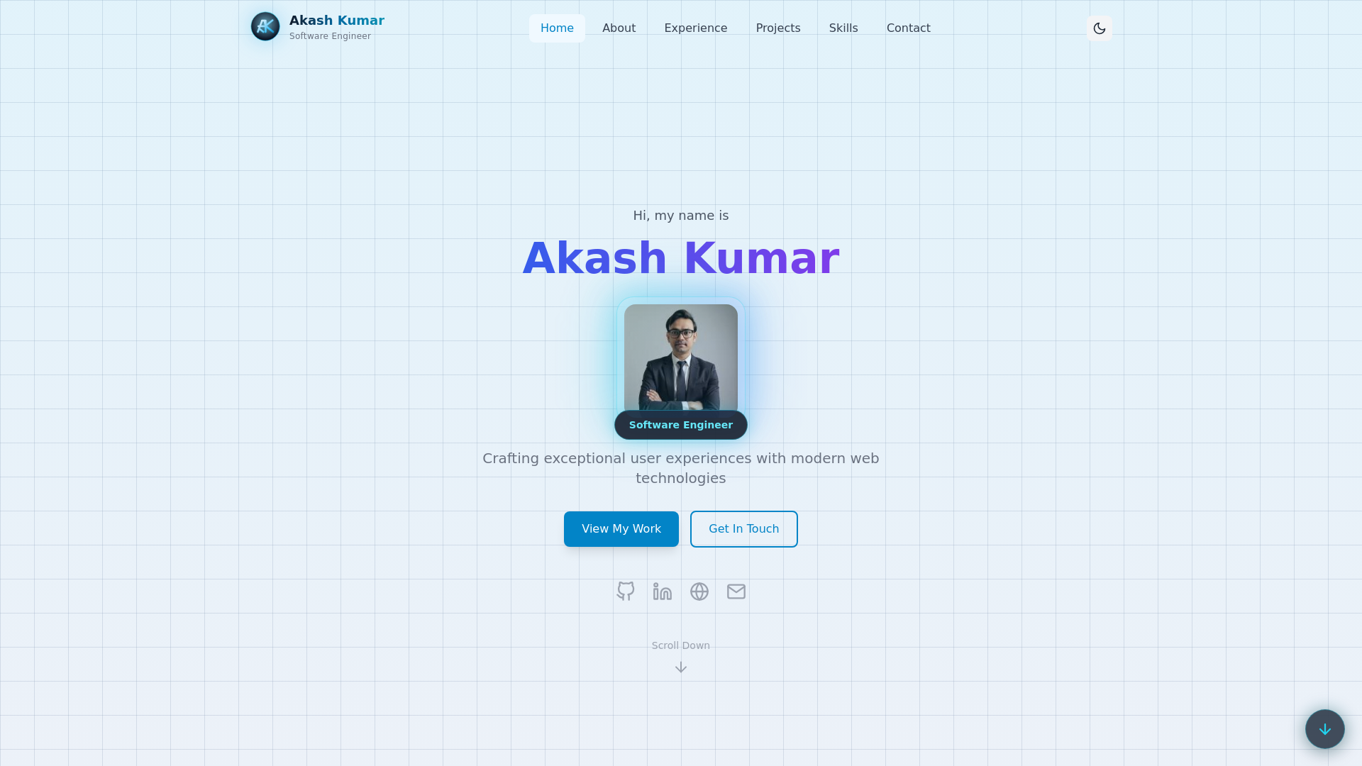 Stored capture of akashkumar.tech