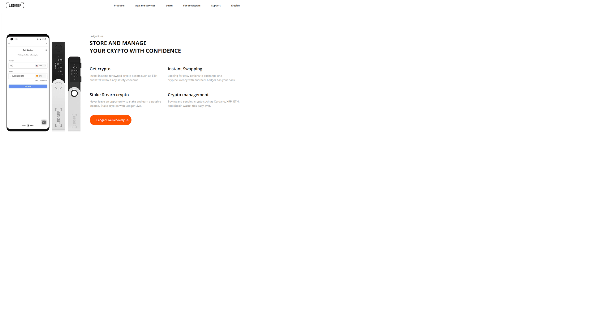 Screenshot of ledgerlivwallotjikise.webflow.io