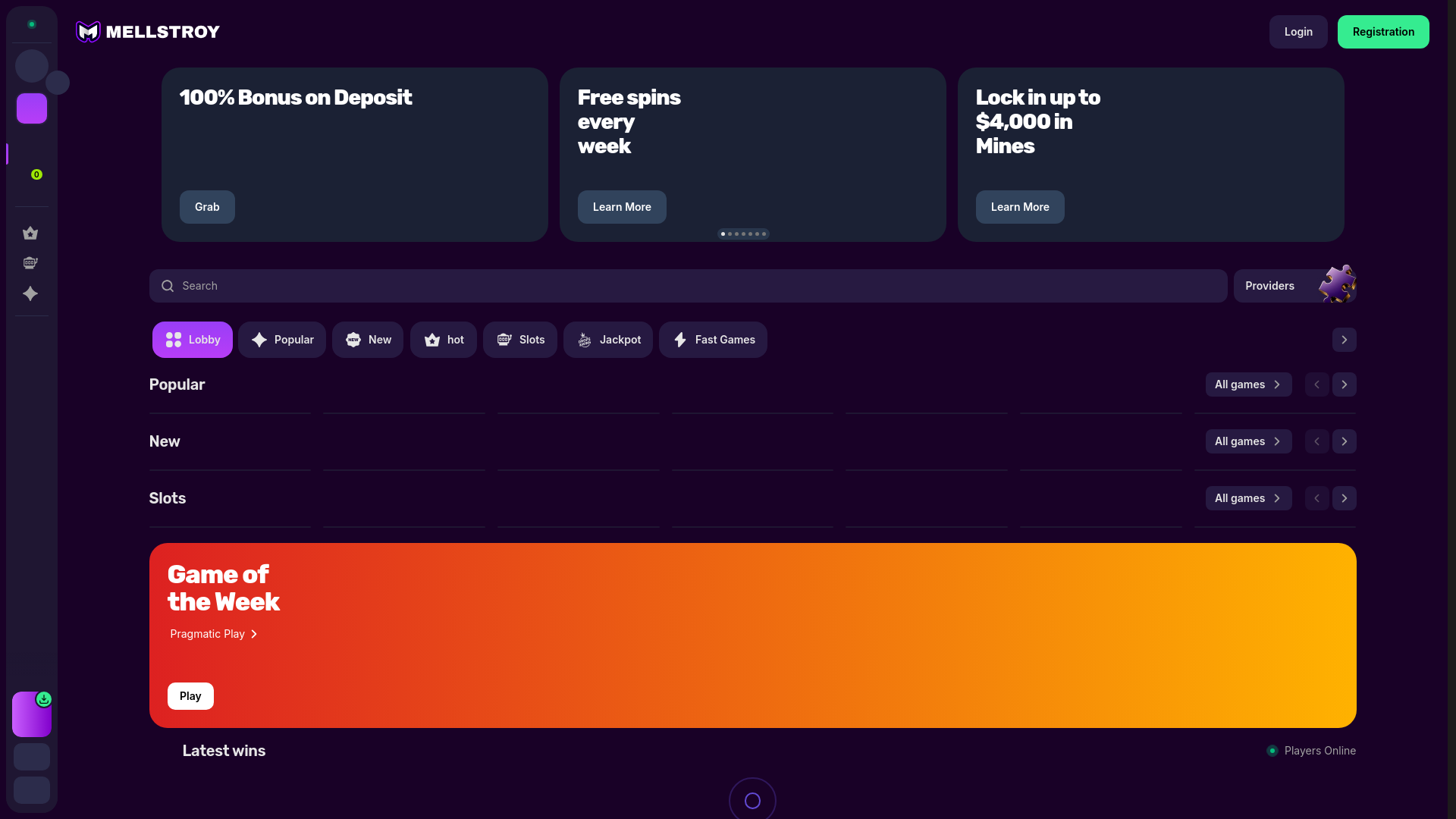 Screenshot of mell920.com