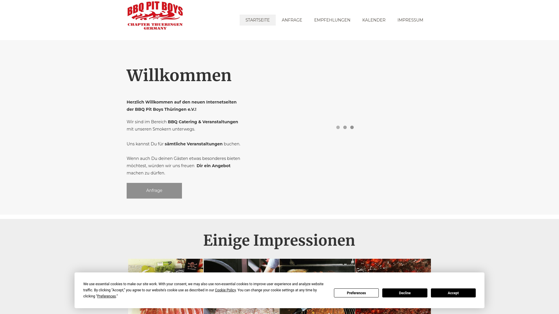 Screenshot of bbqpitboys-thueringen.de