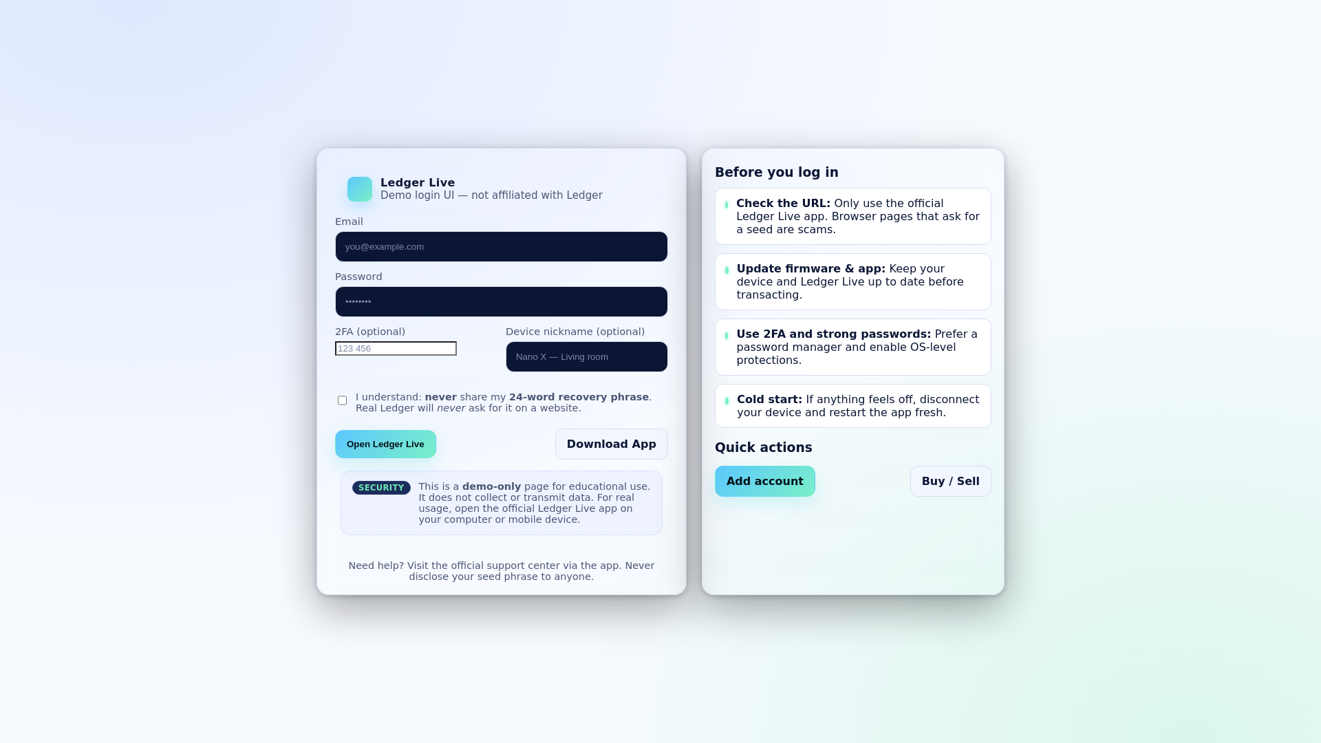 Screenshot of doc-ledgr--live.pages.dev