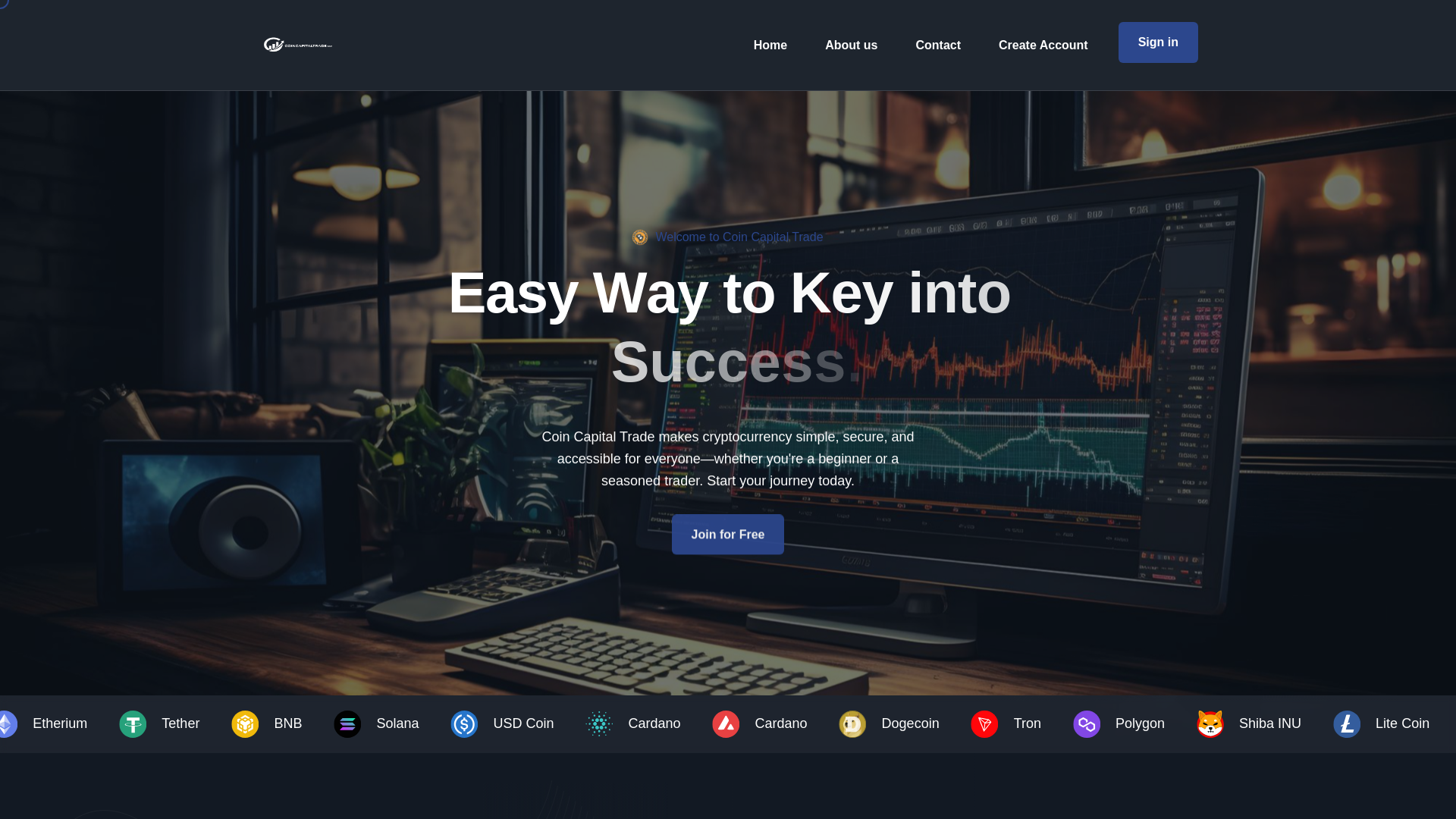 Screenshot of coincapitaltrade.org