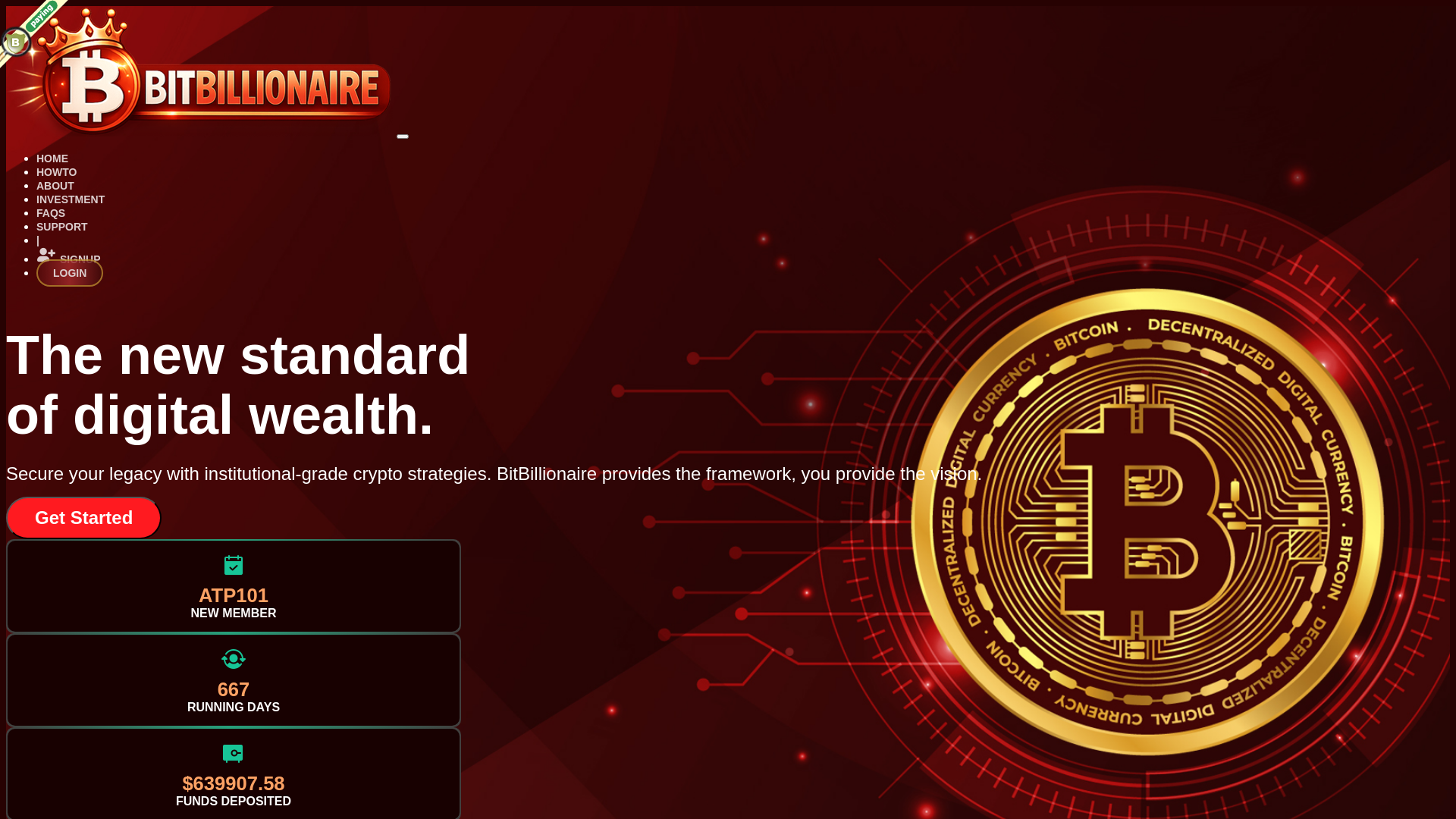 Stored capture of bitbillionaire.net