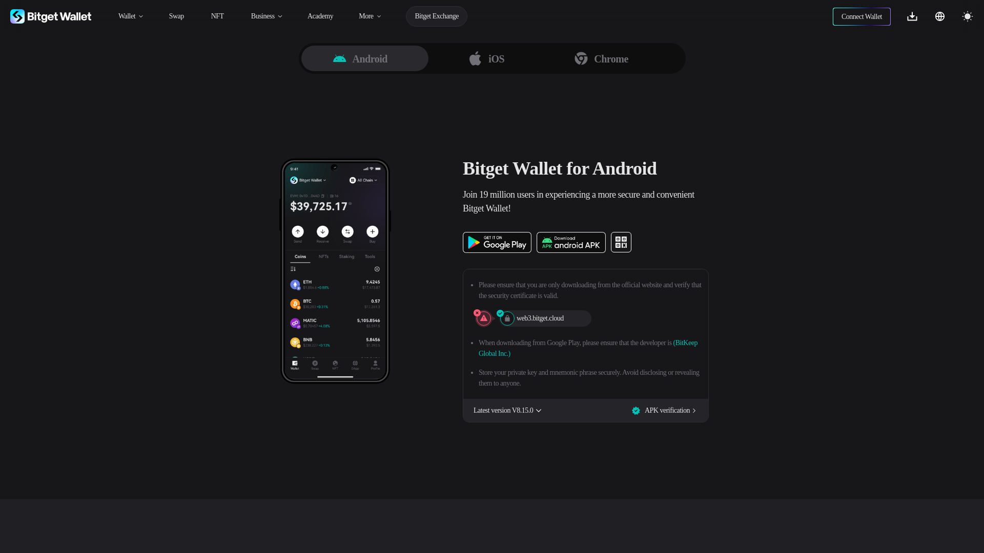 Screenshot of bitweb3git.vercel.app