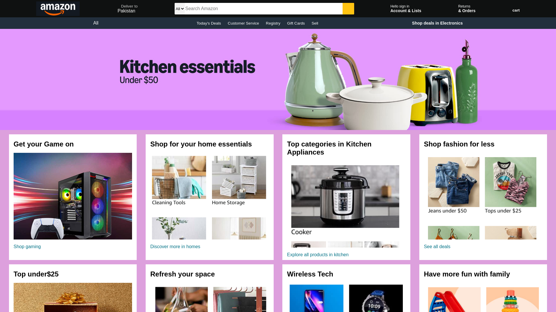 Screenshot of amazon-clone-by-izwa.netlify.app