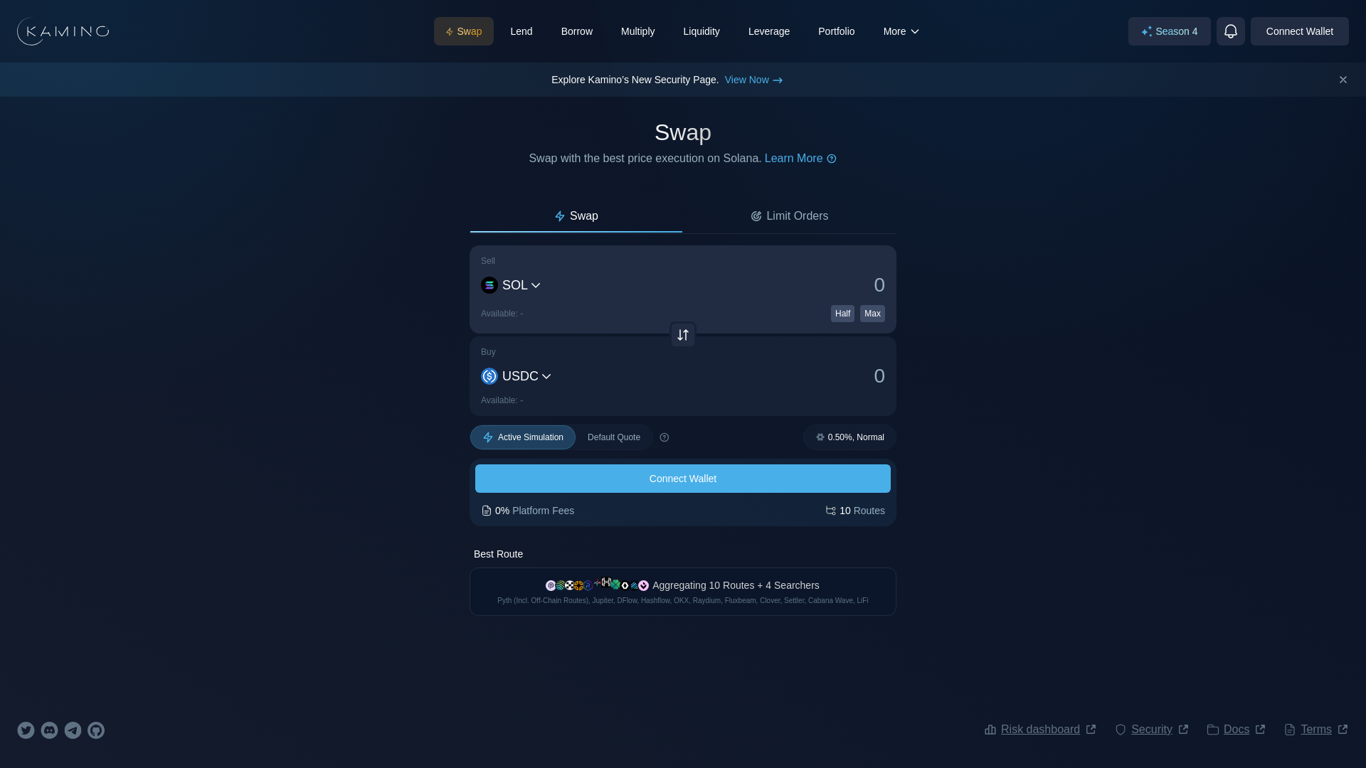 Screenshot of kmno.finance