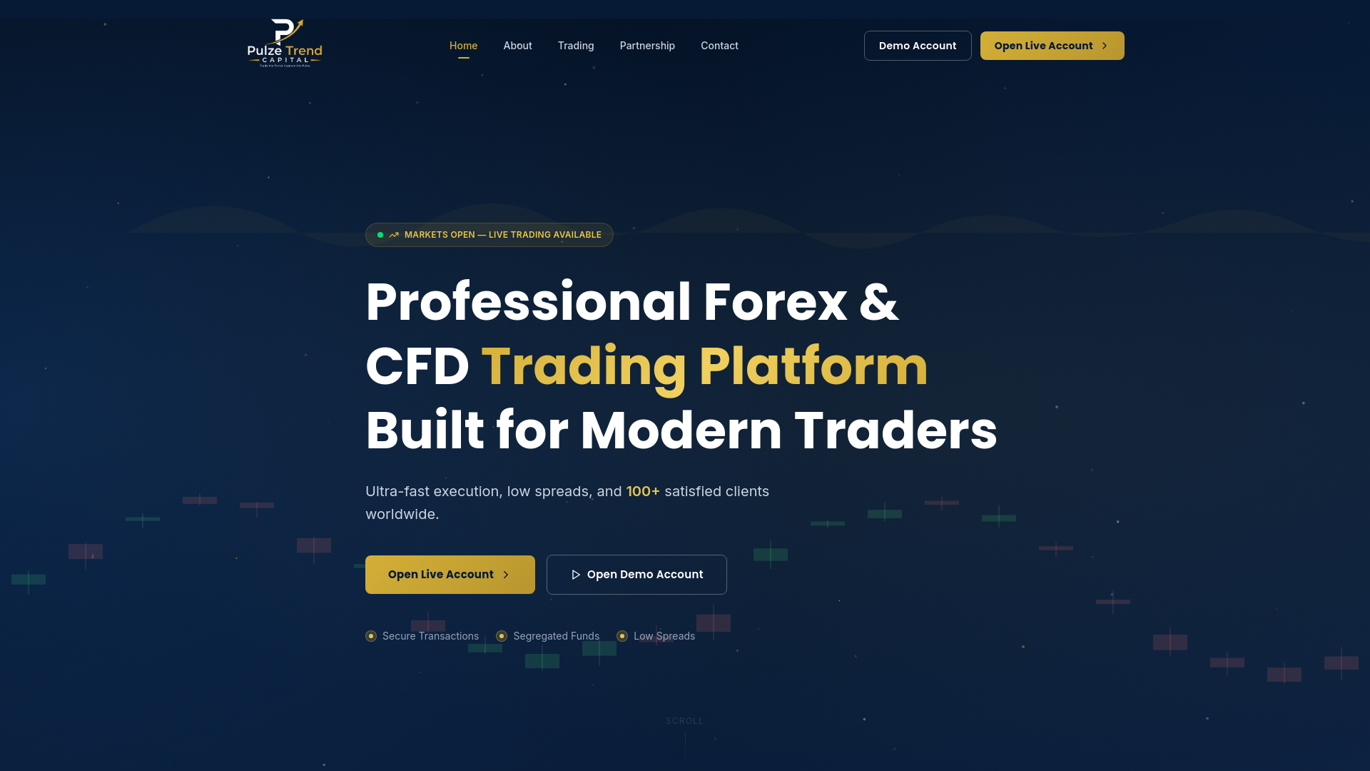 Screenshot of pulzetrendcapital.com
