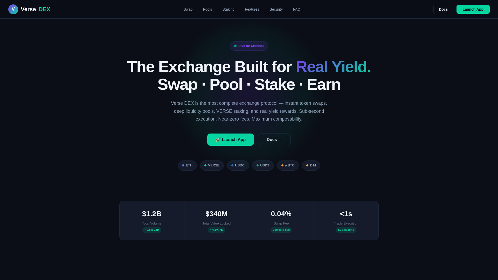 Screenshot of verse-dex.org