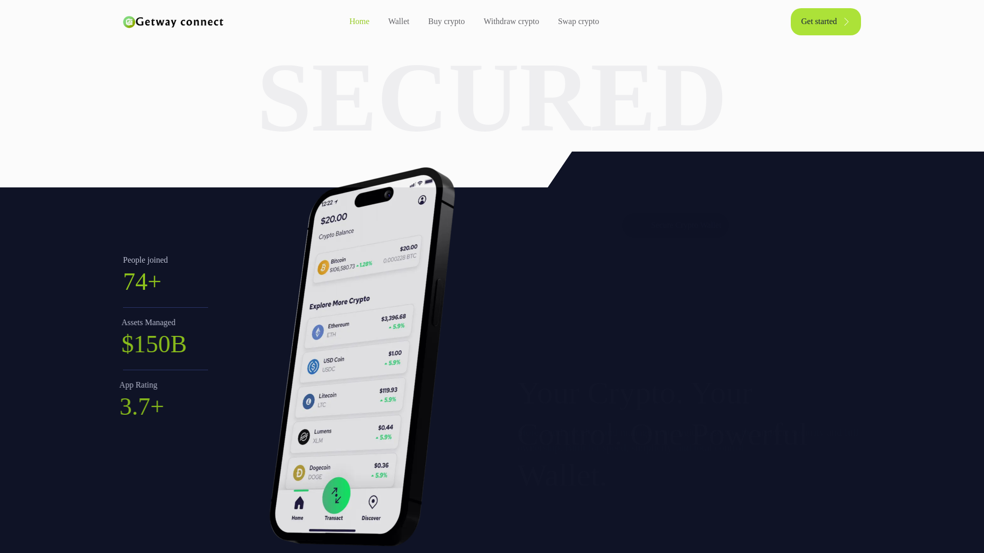 Screenshot of getwayconnect.com