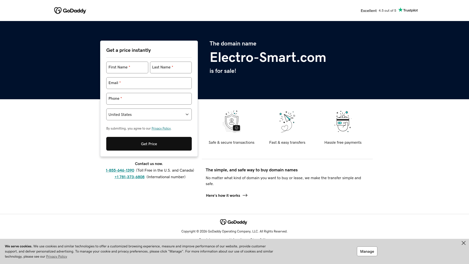 Stored capture of electro-smart.com
