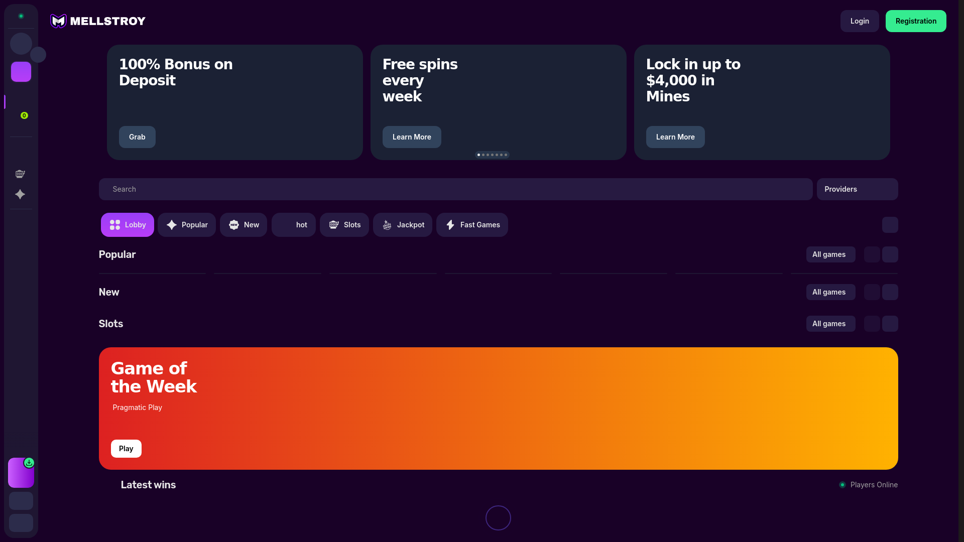 Screenshot of melljoy.cc