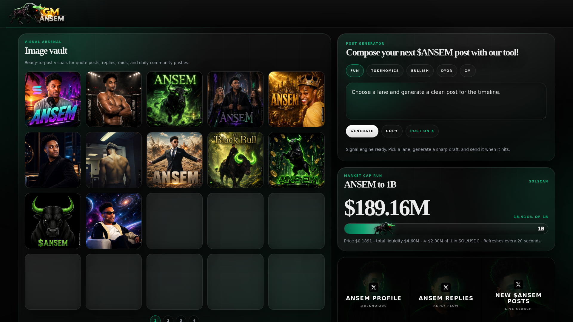 Screenshot of gmansem.com