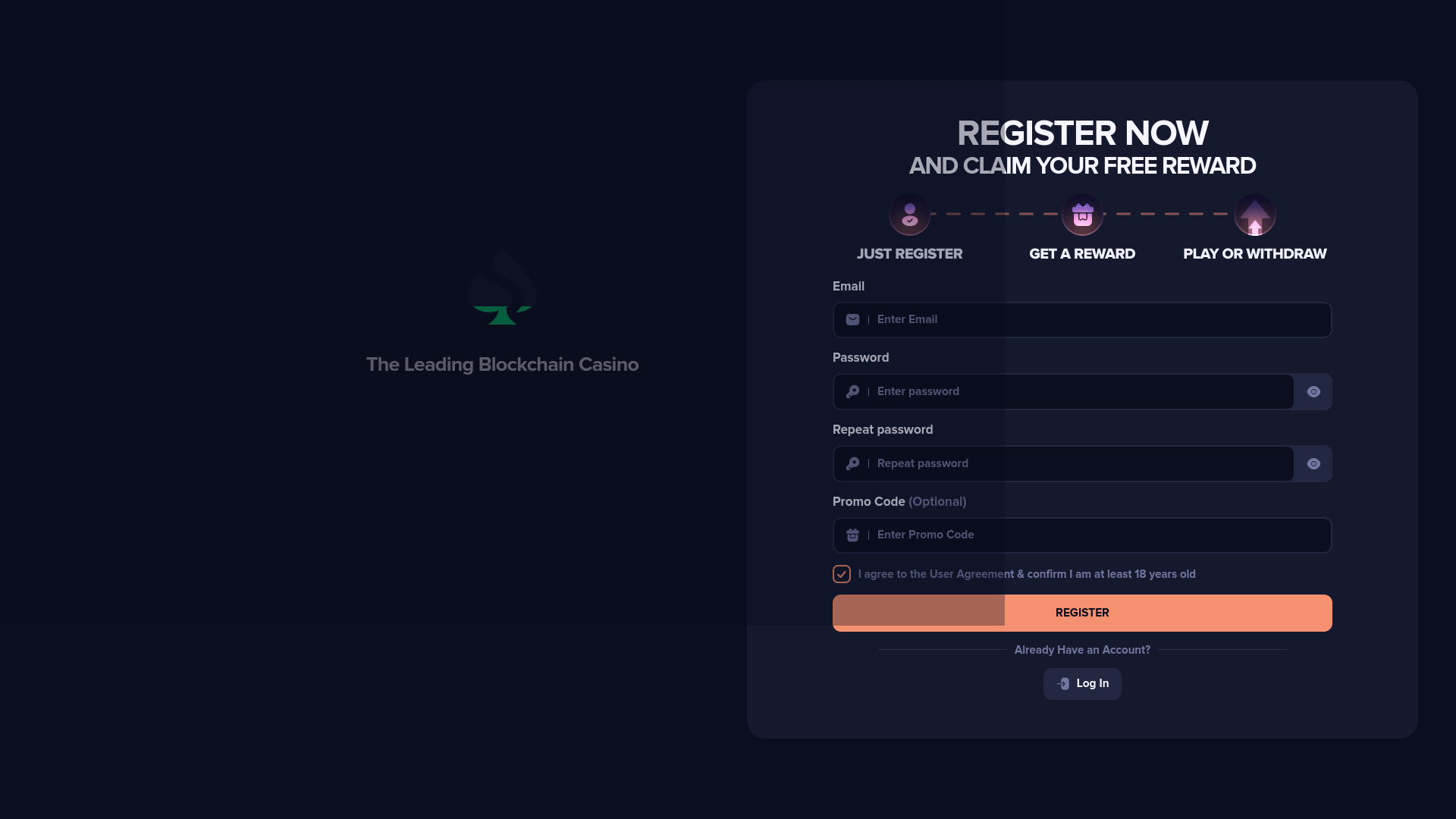 Screenshot of stakelink.us