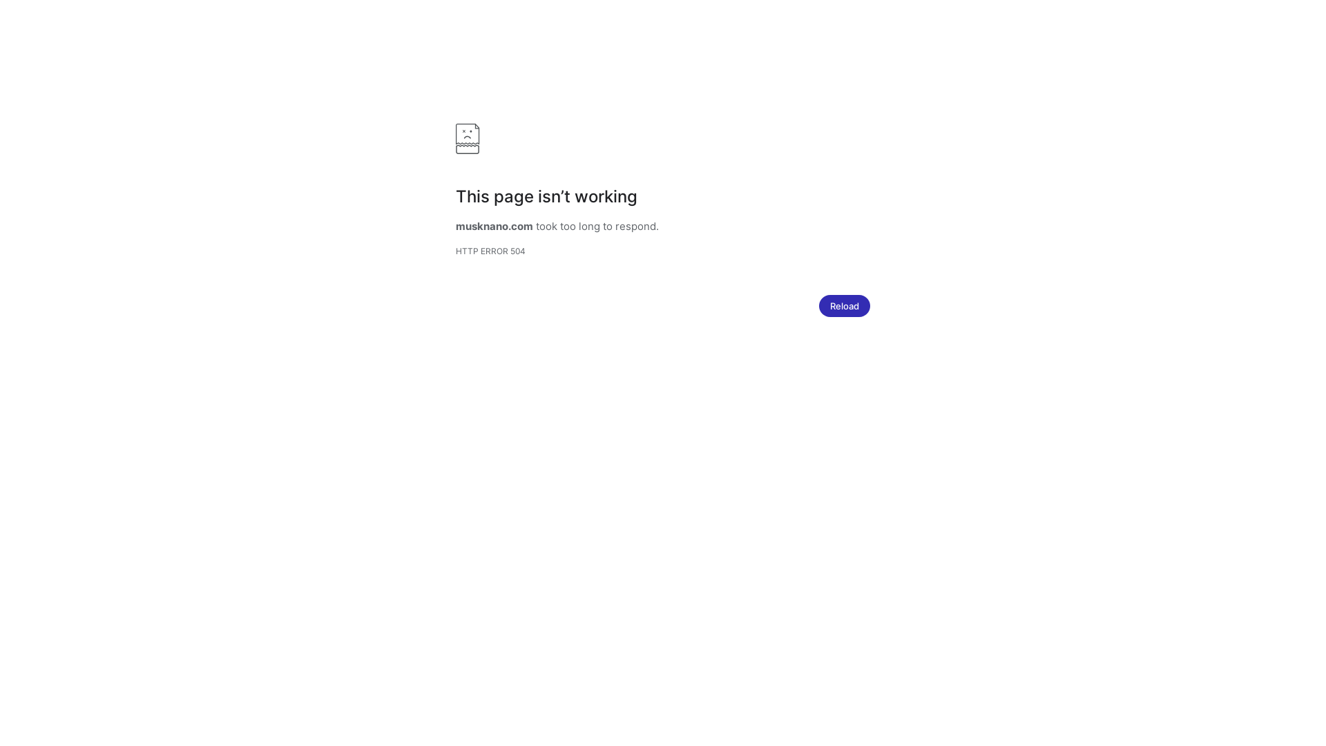 Screenshot of musknano.com