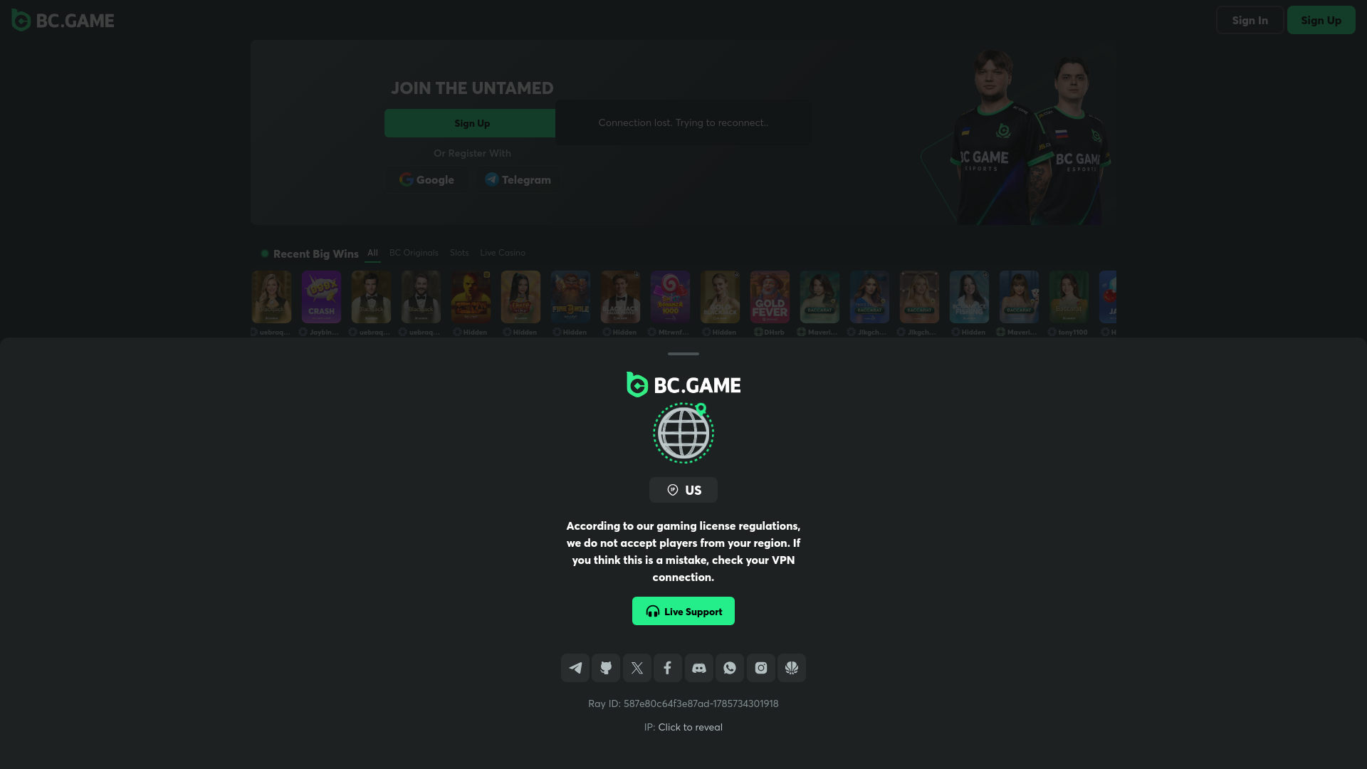Screenshot of playglobal8.com