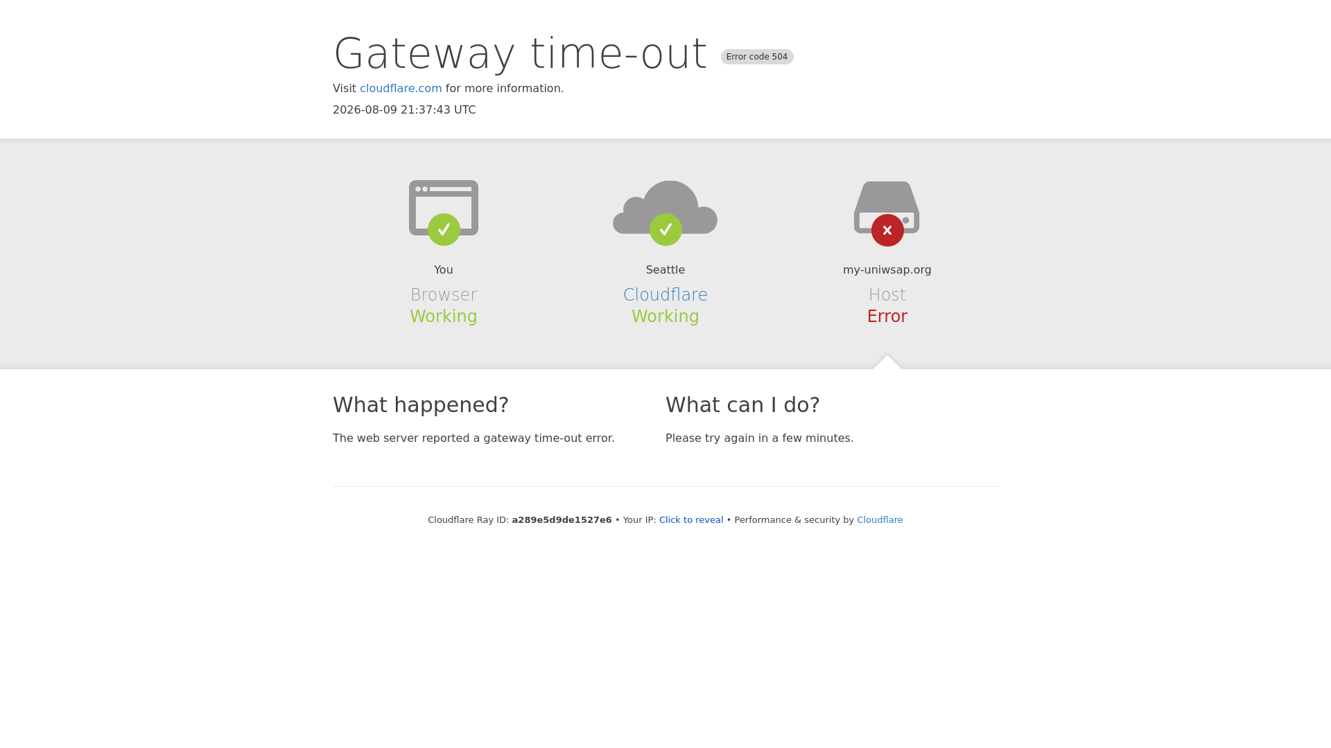 Screenshot of my-uniwsap.org
