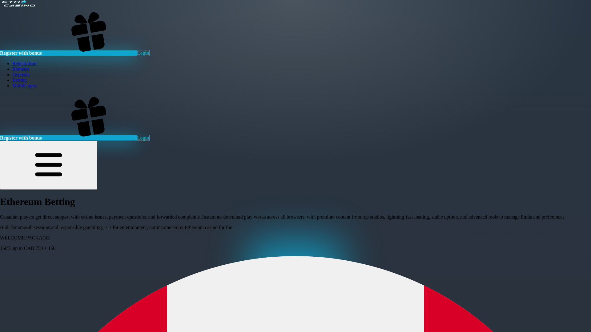 Screenshot of ethereumbetting.ca